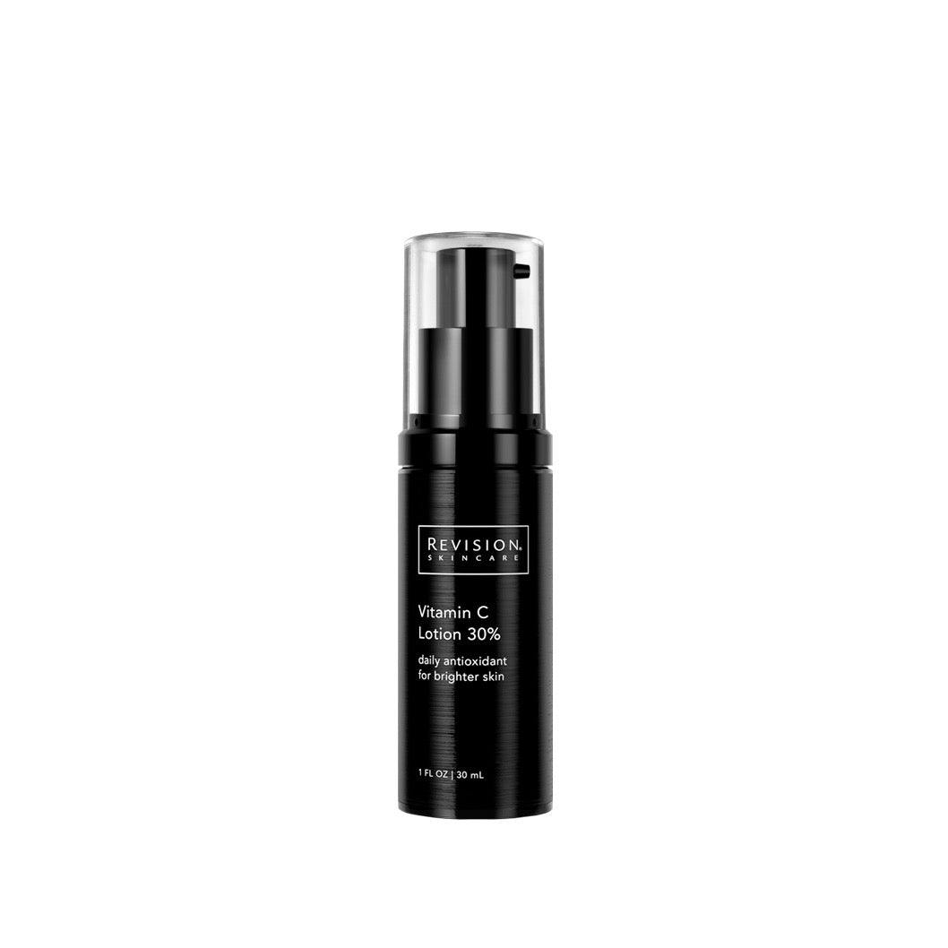 Revision Skincare Vitamin C Lotion 30% - Brightening & Anti-Aging Face Moisturizer for Glowing Skin | Day & Night Use