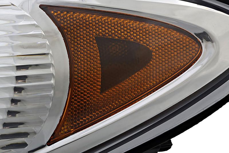 2005-2007 Buick LaCrosse/Allure Halogen Headlight Assembly Set - Driver & Passenger Side Replacement Lamps - Perfect for Night Driving & Foggy Conditions