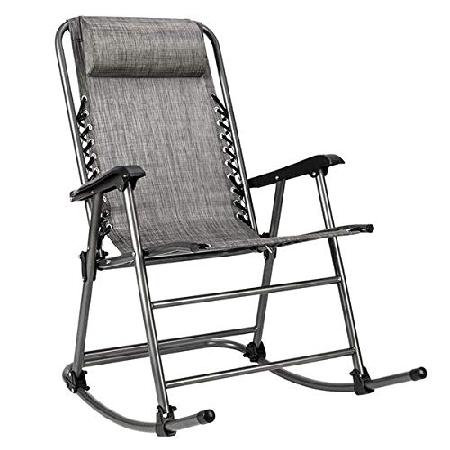 Best Folding Rocking Chairs for Outdoor Relaxation - Portable Leisure Chair for Backyard, Beach, Camping & Sporting Events | Perfect Patio, Poolside & Vacation Seating