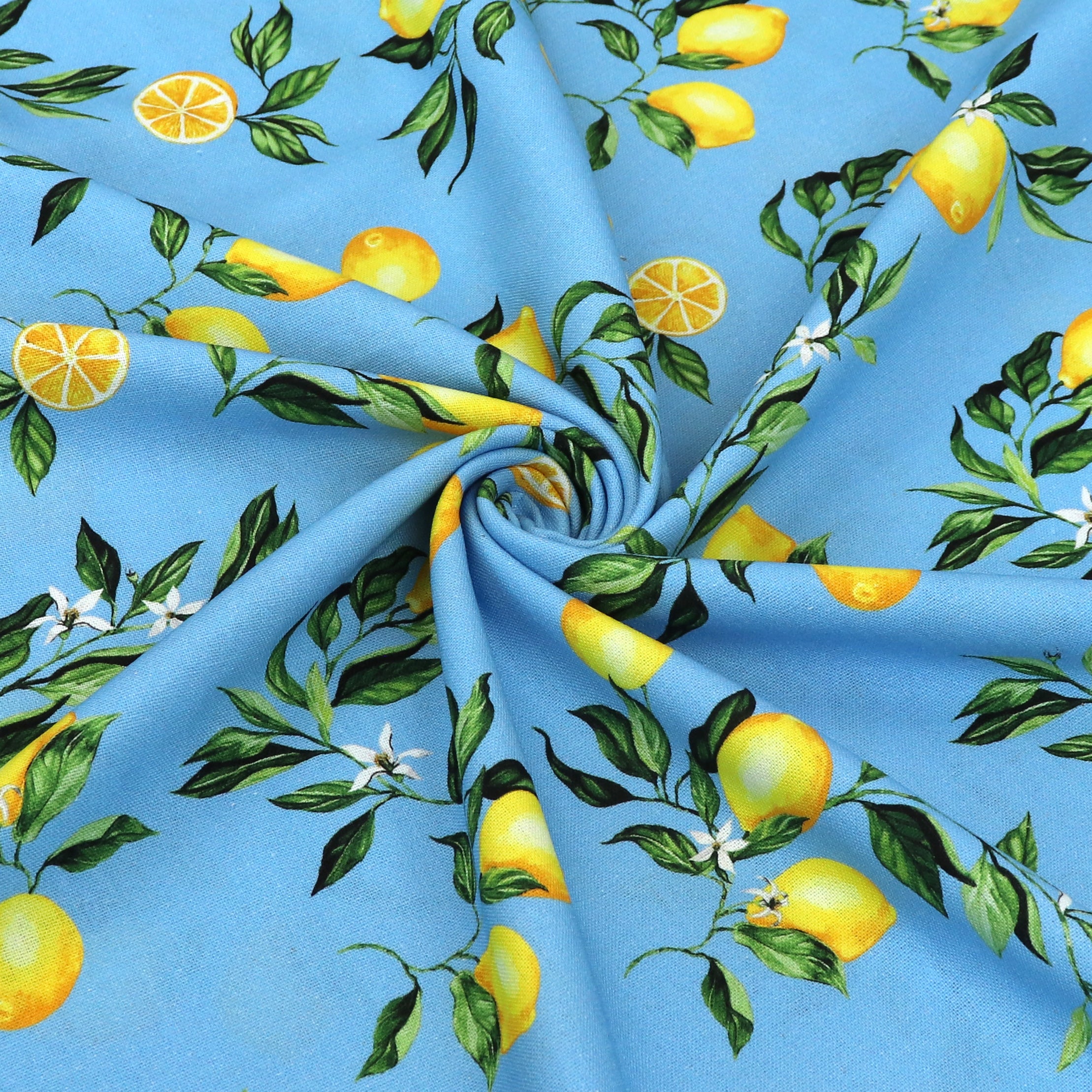 Viscose Linen Blend Lemonade Print Dress - Lightweight Summer Dress for Women, Perfect for Beach Vacations & Outdoor Parties