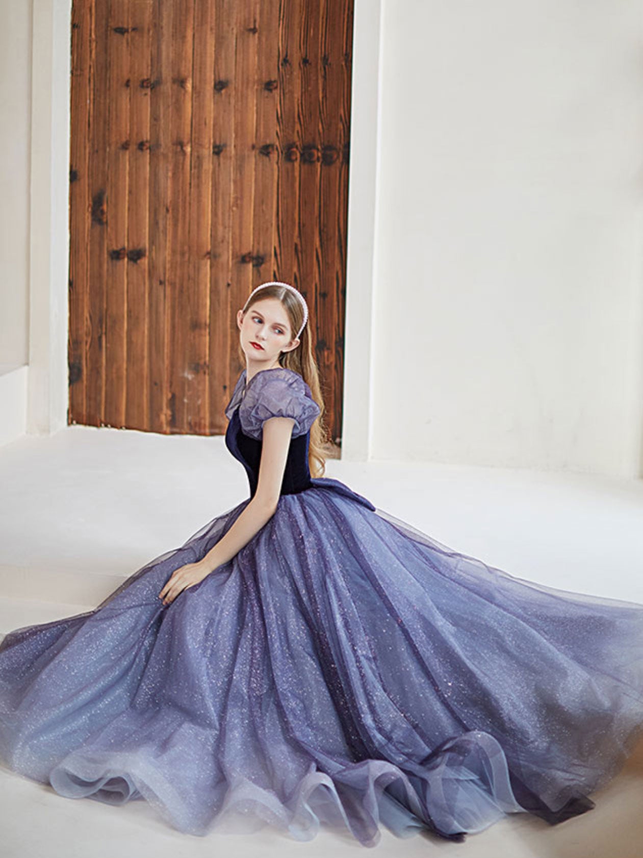Elegant Purple A-Line Tulle Long Prom Dress for Women - Formal Evening Gown for Homecoming, Ball, Wedding & Special Occasions