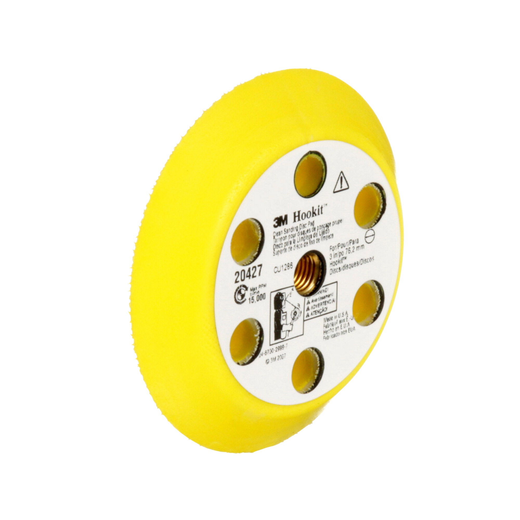 3M 20427 Clean Sanding Disc Pad Kit - 3 Inch Sanding Discs for Wood, Metal & Auto - Perfect for DIY Projects, Home Renovation & Professional Use