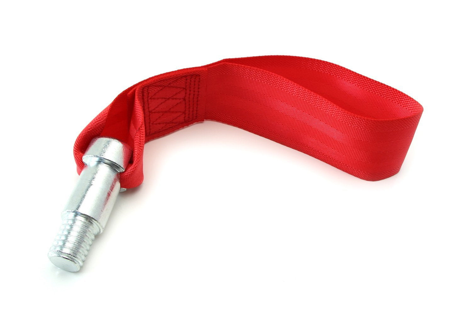 High Strength Red Racing Tow Hook Strap Set for BMW Fxx 1/2/3/4/5 Series - Durable Off-Road Recovery Accessory for Track & Towing Use