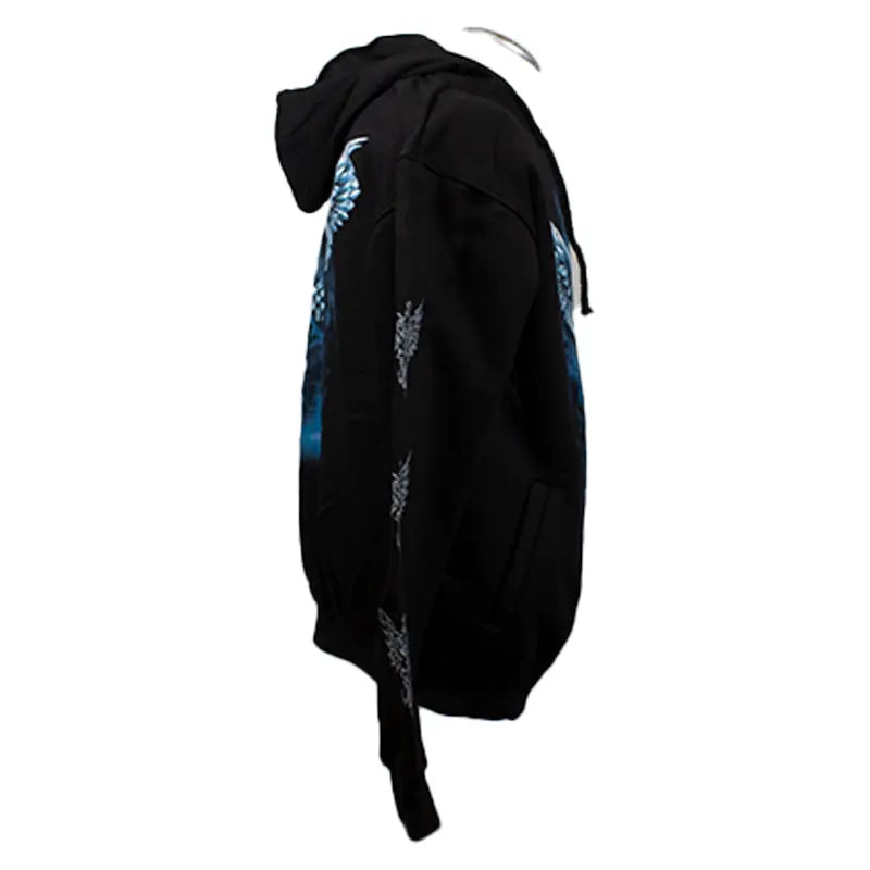 J&L Imports Men's Owl Print Zip Up Hoodie Sweatshirt - Cozy Pullover for Casual Wear, Street Style & Outdoor Activities