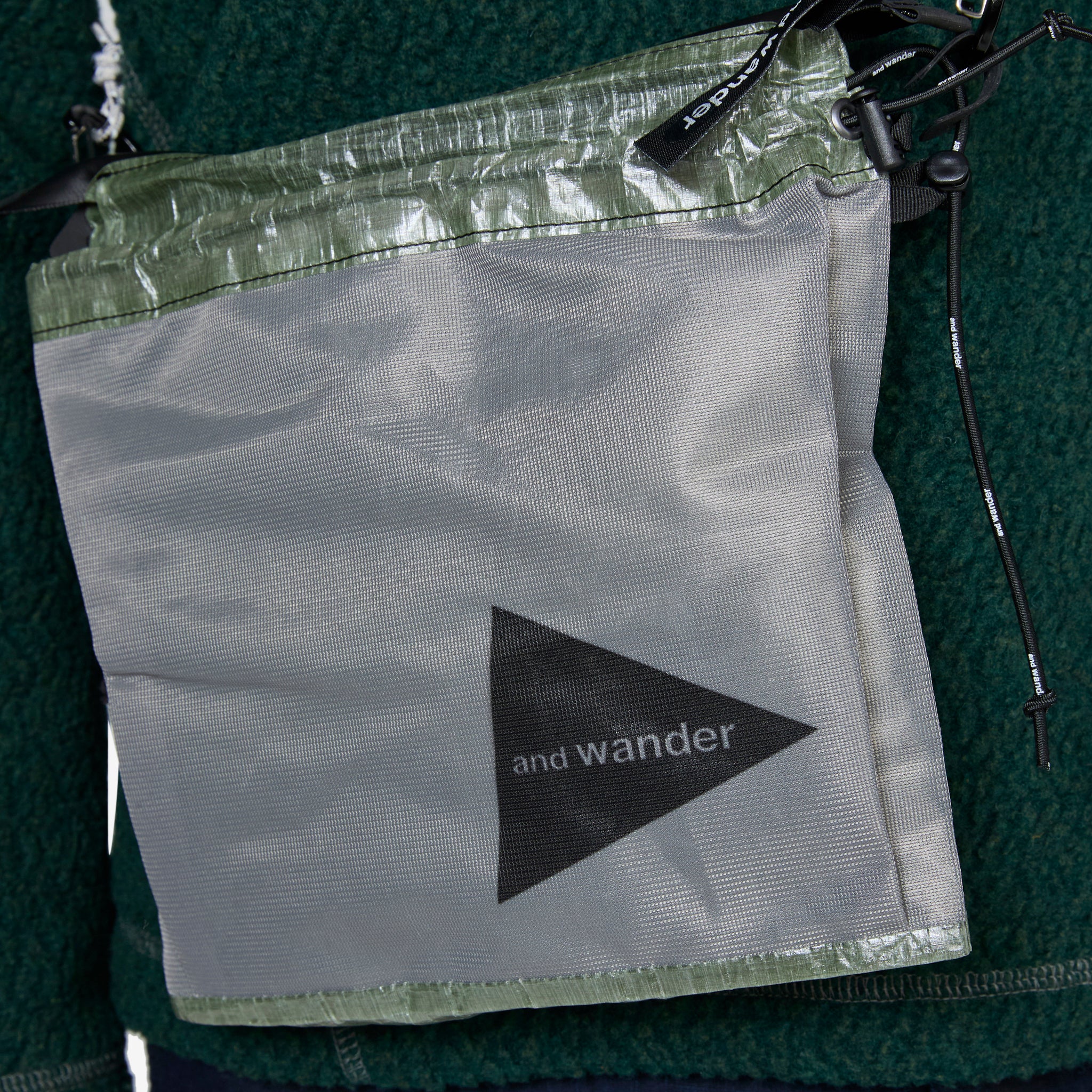 AW24 Dyneema® Crossbody Bag - Lightweight & Waterproof Green Sling Bag for Outdoor, Travel & Everyday Use