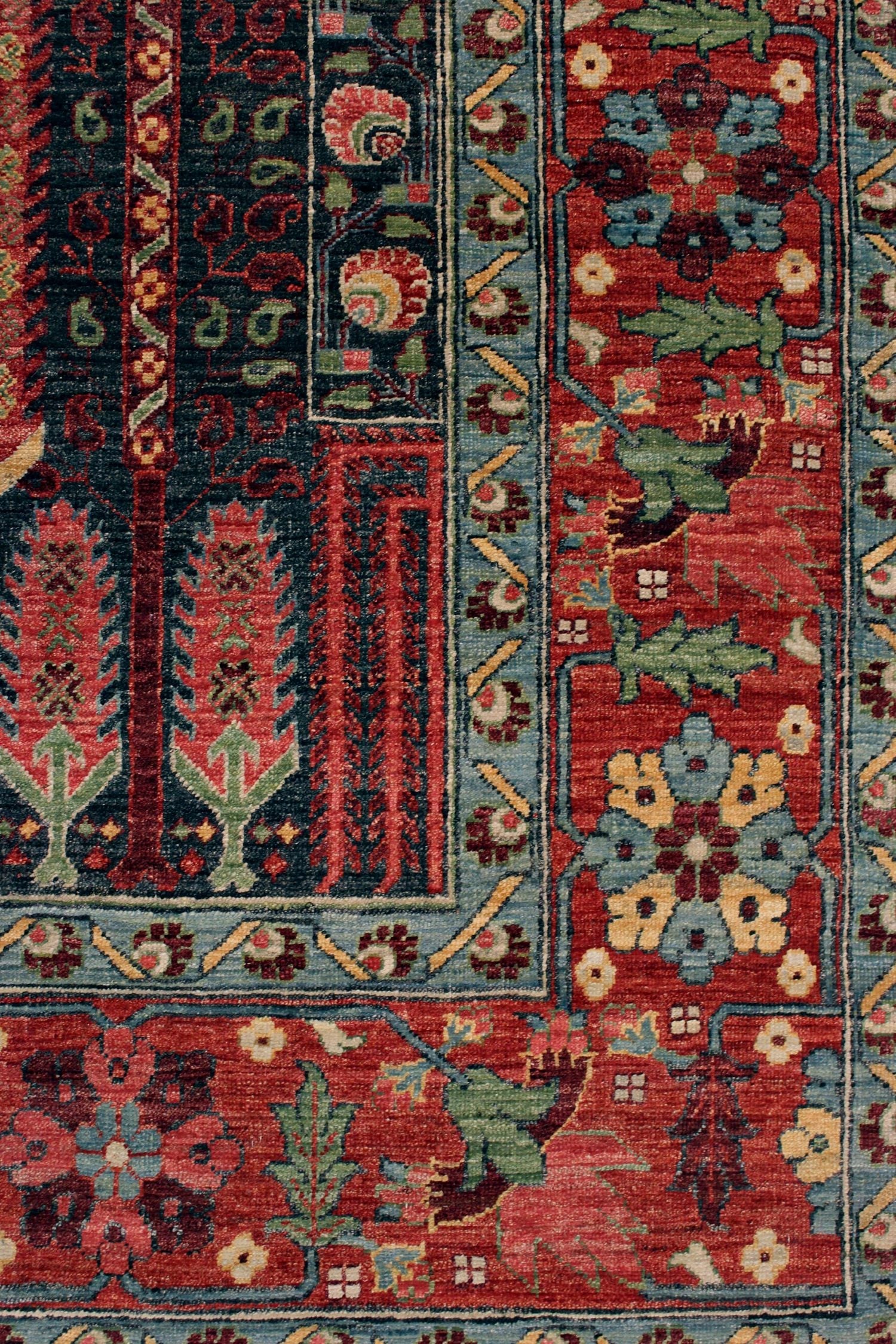 Handwoven Bakshaish Willow Tribal Rug - Authentic Persian Design, J69577 - Perfect for Boho Living Room, Bedroom, or Home Decor