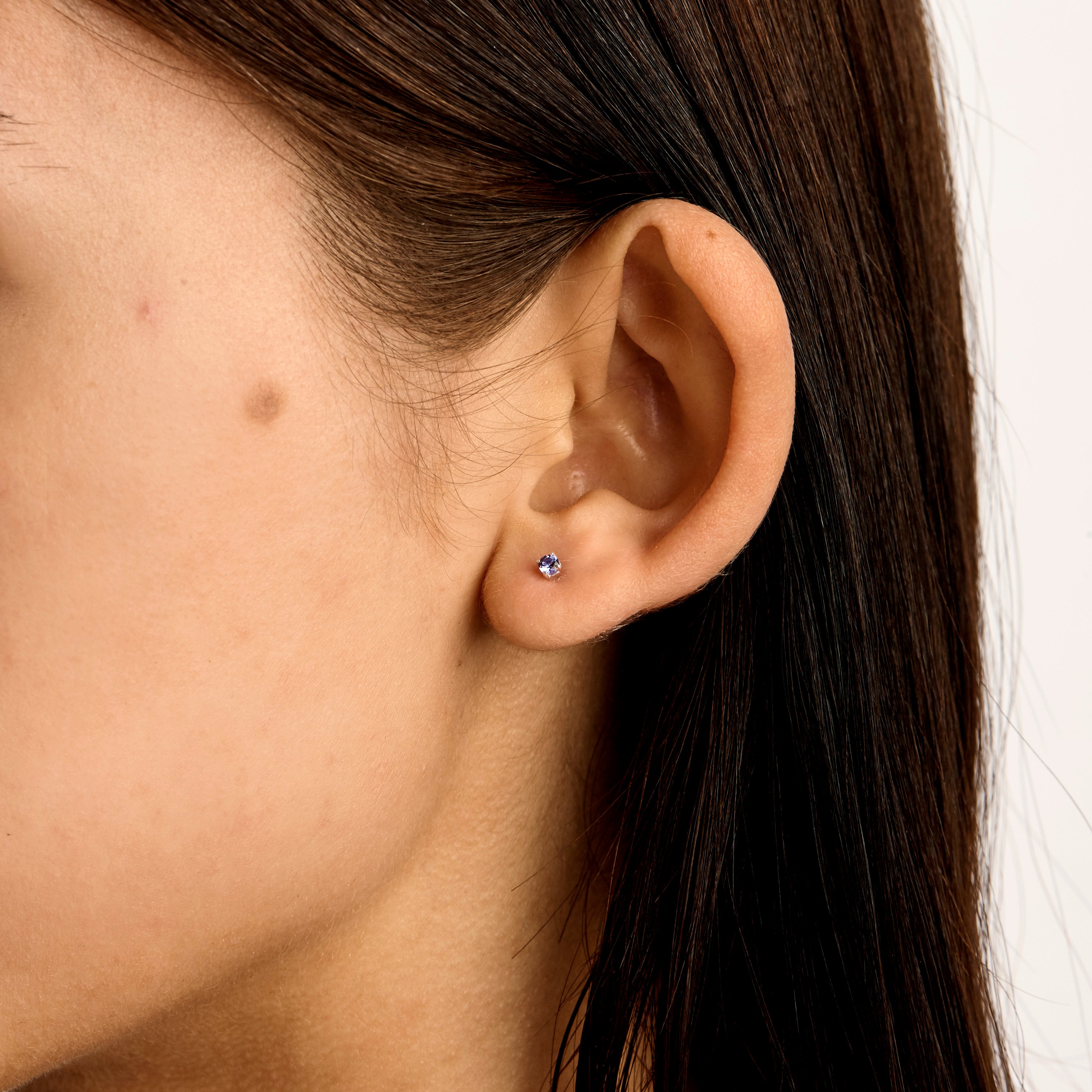 Exquisite Tanzanite Stud Earrings for Women – 14K Gold Plated, Elegant & Durable – Perfect for Weddings, Parties & Everyday Wear