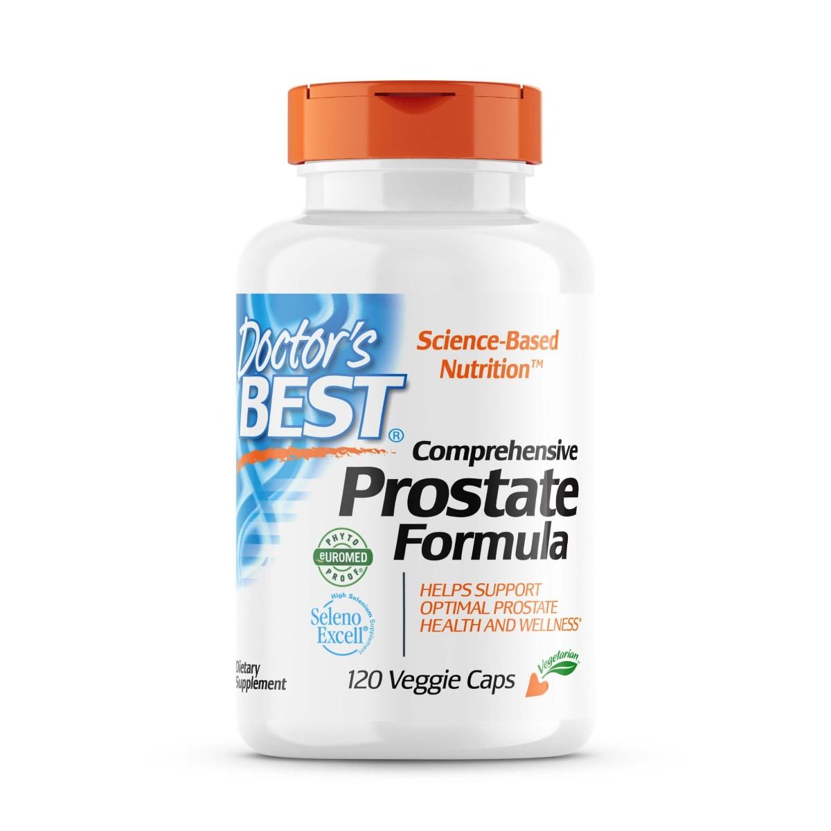 Doctor's Best Comprehensive Prostate Formula - 120 Veggie Capsules for Men's Health | Supports Urinary Function & Prostate Wellness | Daily Supplement for Active Lifestyle