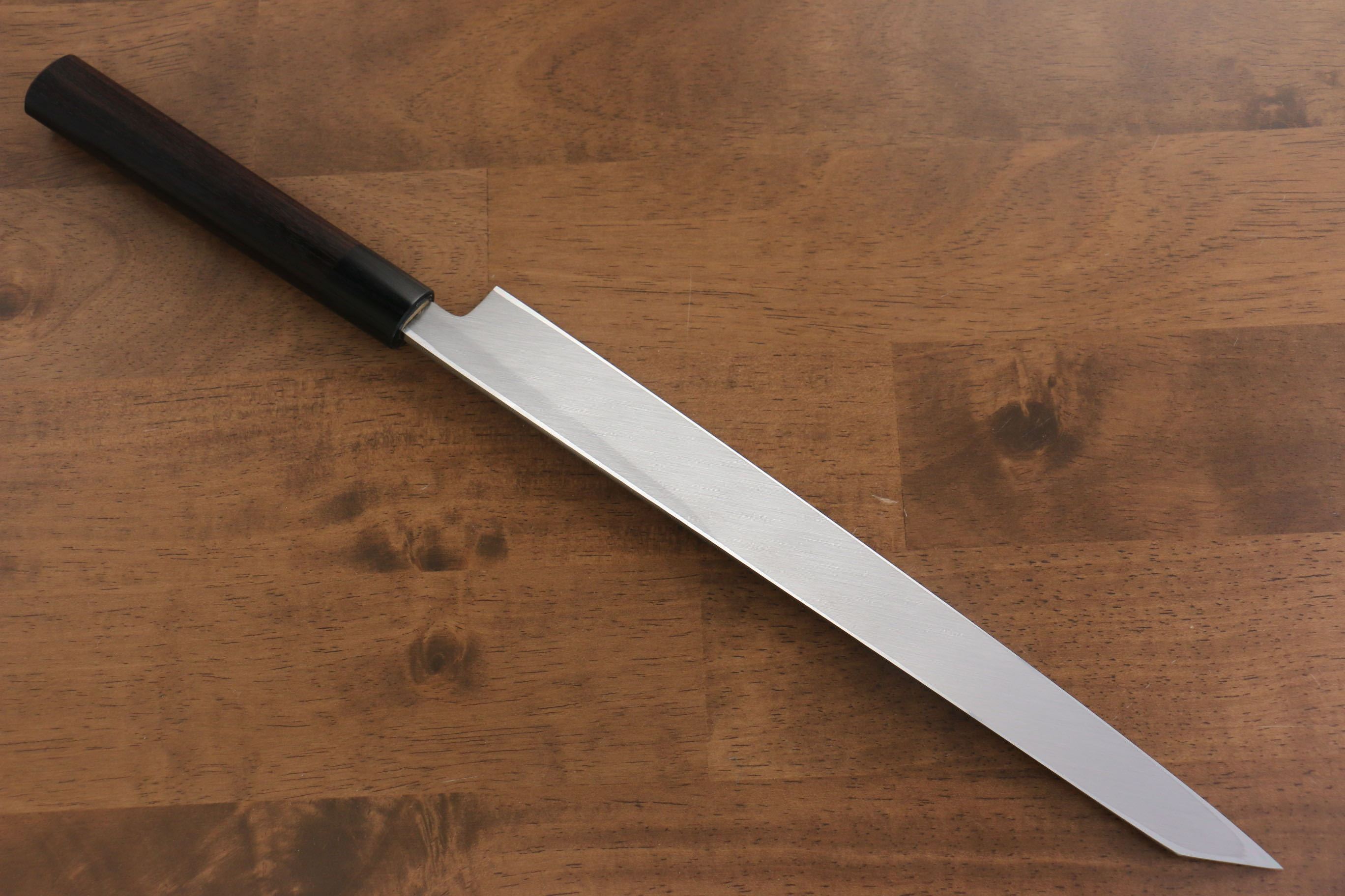 Premium Jikko White Steel No.2 Kiritsuke Yanagiba 300mm - Japanese Chef Knife with Ebony Handle for Sushi, Sashimi & Precision Cutting - Professional Kitchen & Home Cooking Essential