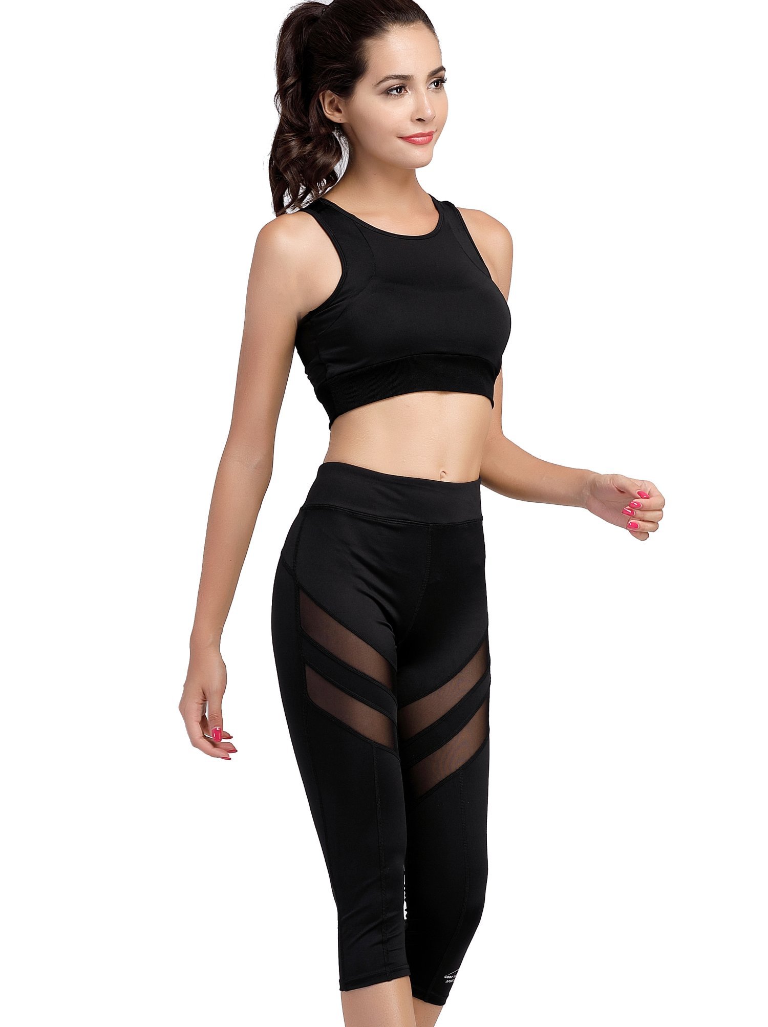 High Impact Sports Bra for Women - Crisscross Back Yoga Bra with Padded Support for Running, Gym & Workouts | Sexy Racerback Design for Active Lifestyles