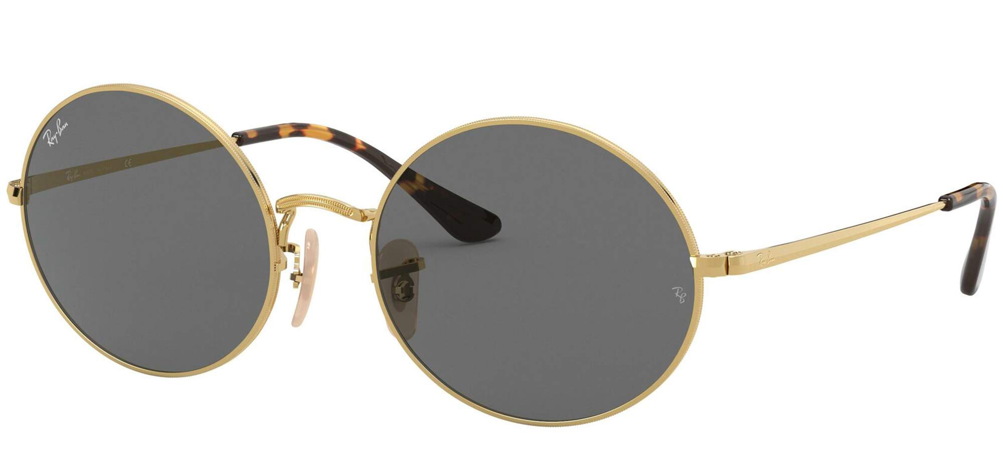 Ray-Ban RB1970 Oval Sunglasses for Men & Women - Classic Aviator Style UV Protection - Perfect for Driving, Beach, and Outdoor Activities