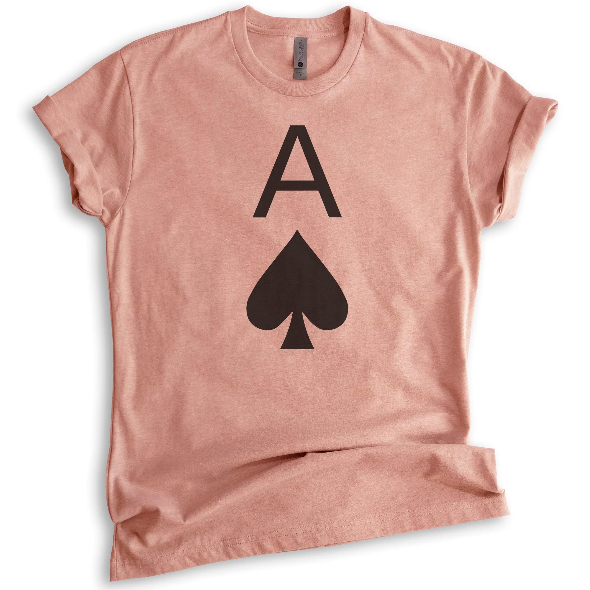 Ace of Spades T-Shirt - Unisex Poker Card Design Tee for Men & Women - Perfect for Casino Nights, Poker Parties & Card Game Lovers
