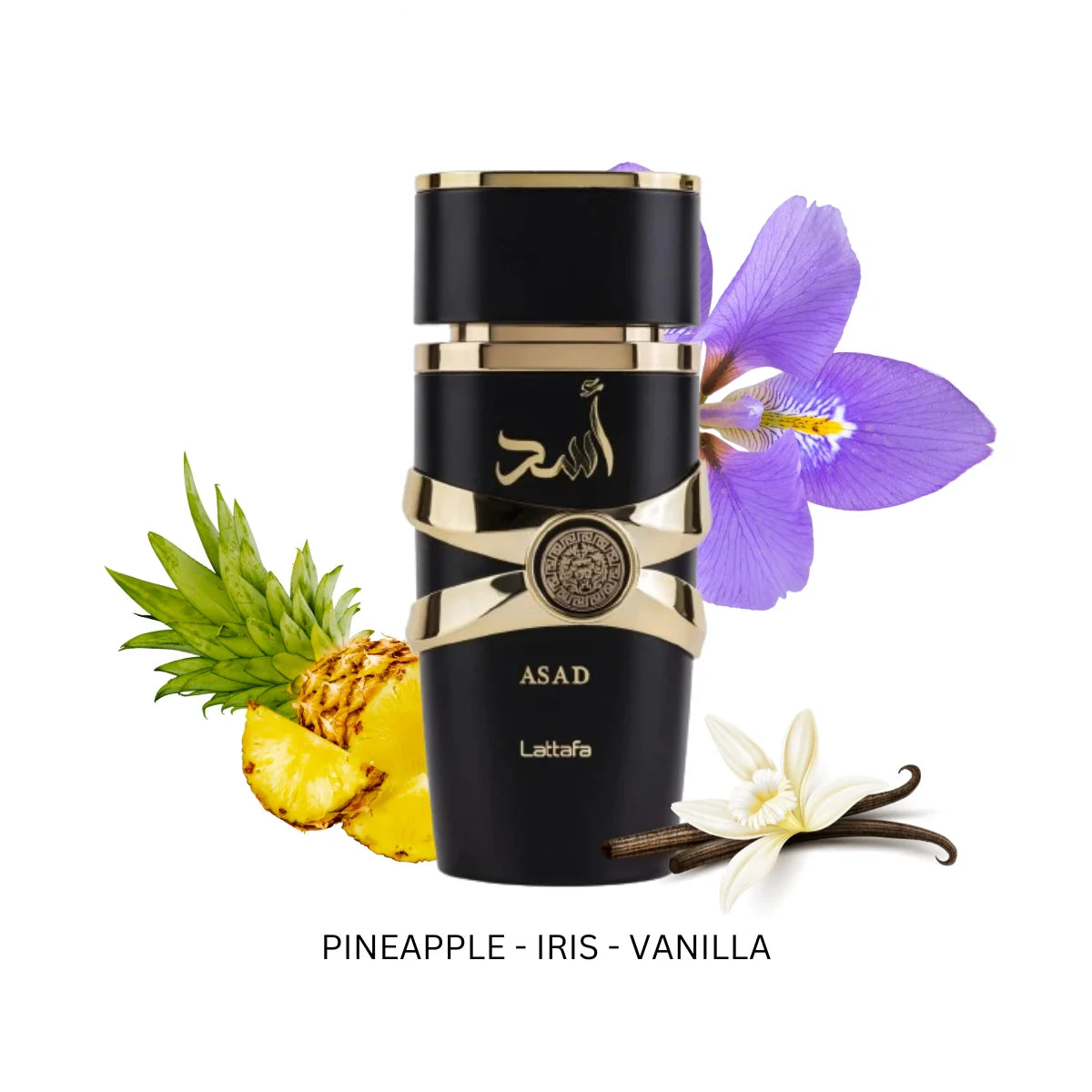 Asad by Lattafa EDP for Men - 3.4 oz Premium Long Lasting Fragrance | Date Night, Office & Special Occasion Cologne