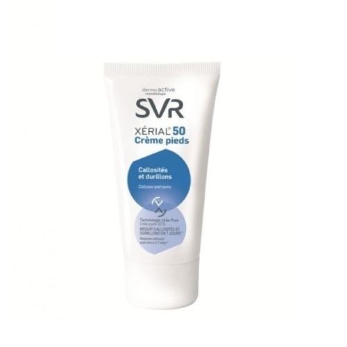 SVR Xerial 50 Foot Cream 50ml - Intensive Callus Treatment & Moisturizer for Dry, Cracked Feet | Perfect Gift for Pedicure Lovers & Foot Care Enthusiasts