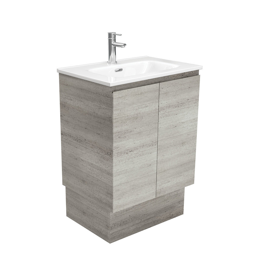 Fienza Joli Edge JOL60XK 600mm Modern Industrial Vanity with Kickboard - Perfect for Bathroom Renovation & Small Space Design