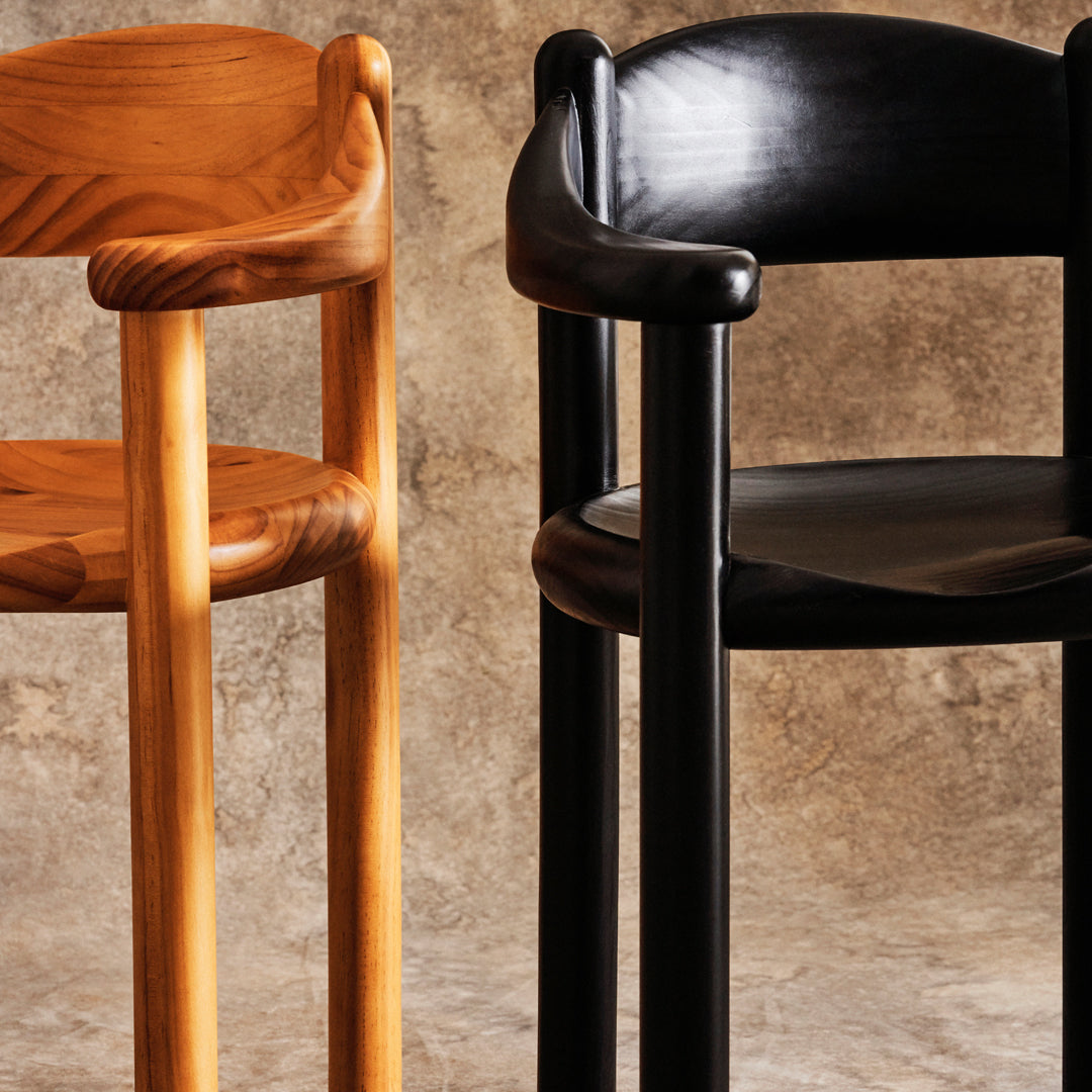 Daumiller Dining Armchair - Modern Wooden Dining Chair for Kitchen, Restaurant & Home Decor | Comfortable Seating for Dining Room & Office