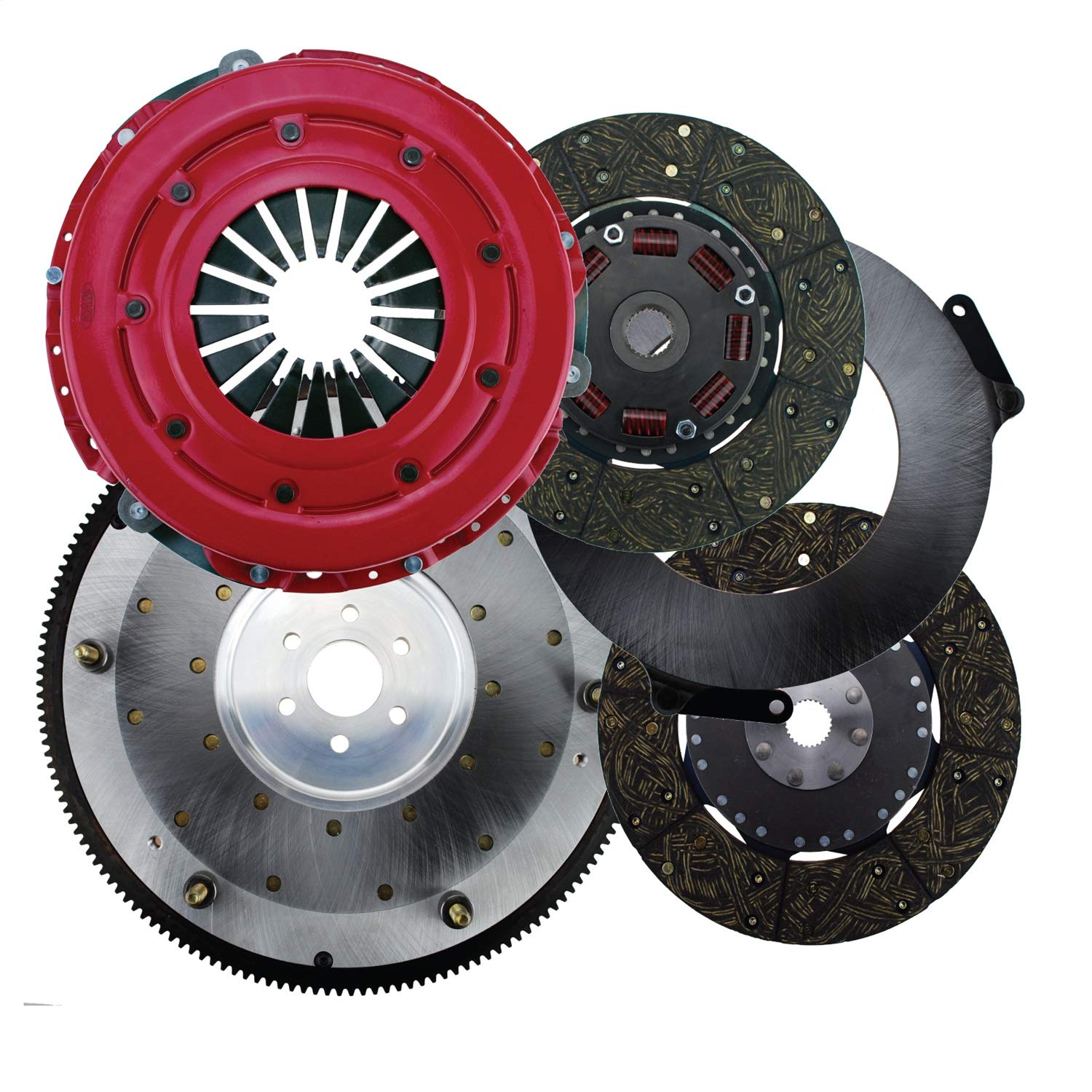 RAM Clutches 80-2245 Force 10.5 Twin-Plate Clutch Kit - High-Performance Clutch for Drag Racing and High-Horsepower Applications