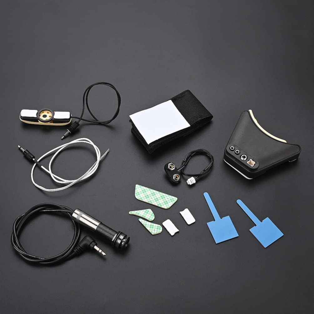 1 Set High-Quality Piezo Guitar Pickups for Folk, Classical & Electric Guitars - Durable Small Modified Pickup Tool for Enhanced Sound - Perfect for Live Performances, Recording & Practice