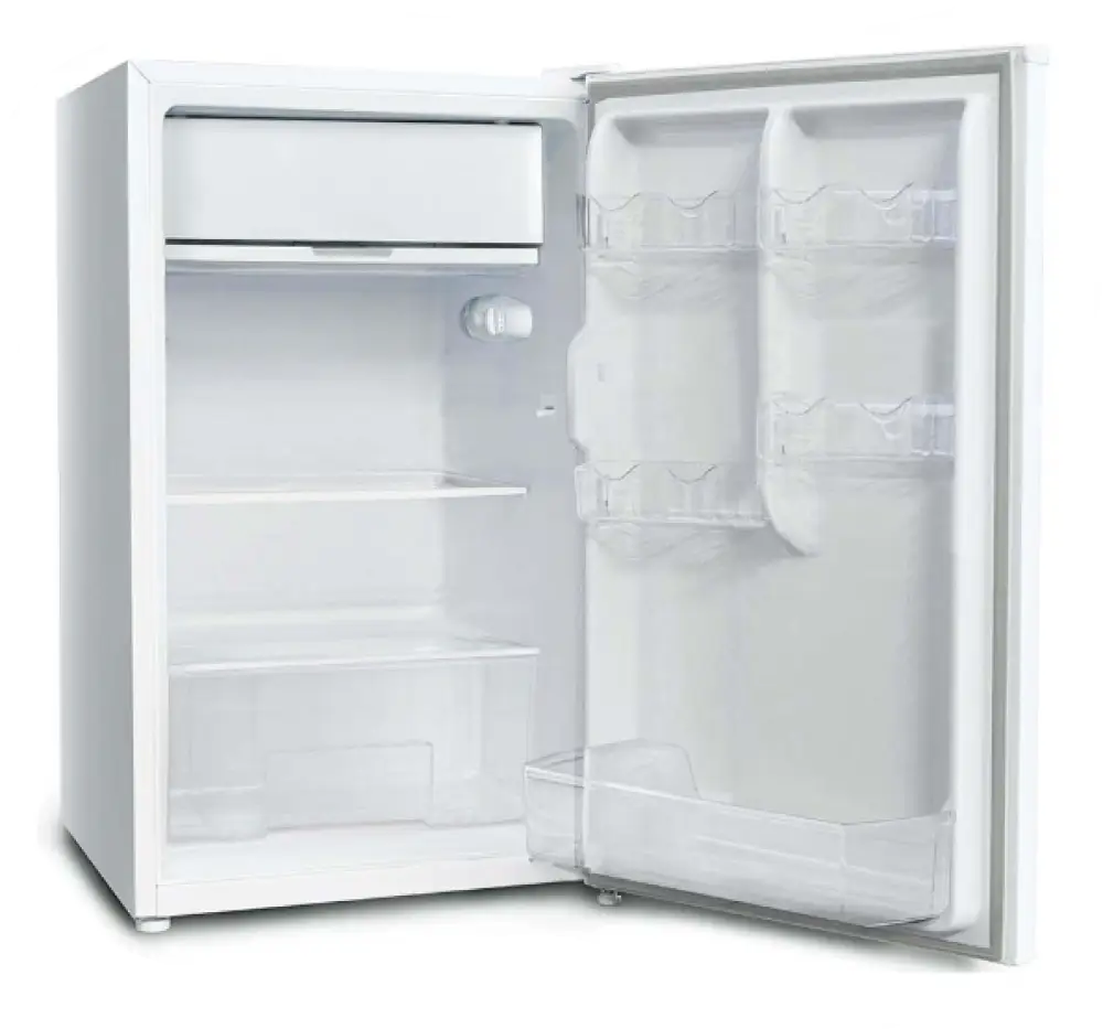 CHiQ CSR125DW 125L Single Door Mini Bar Fridge - Compact Beverage Cooler for Home, Office, Dorm & Small Spaces - Perfect for Drinks, Snacks & Beauty Products Storage