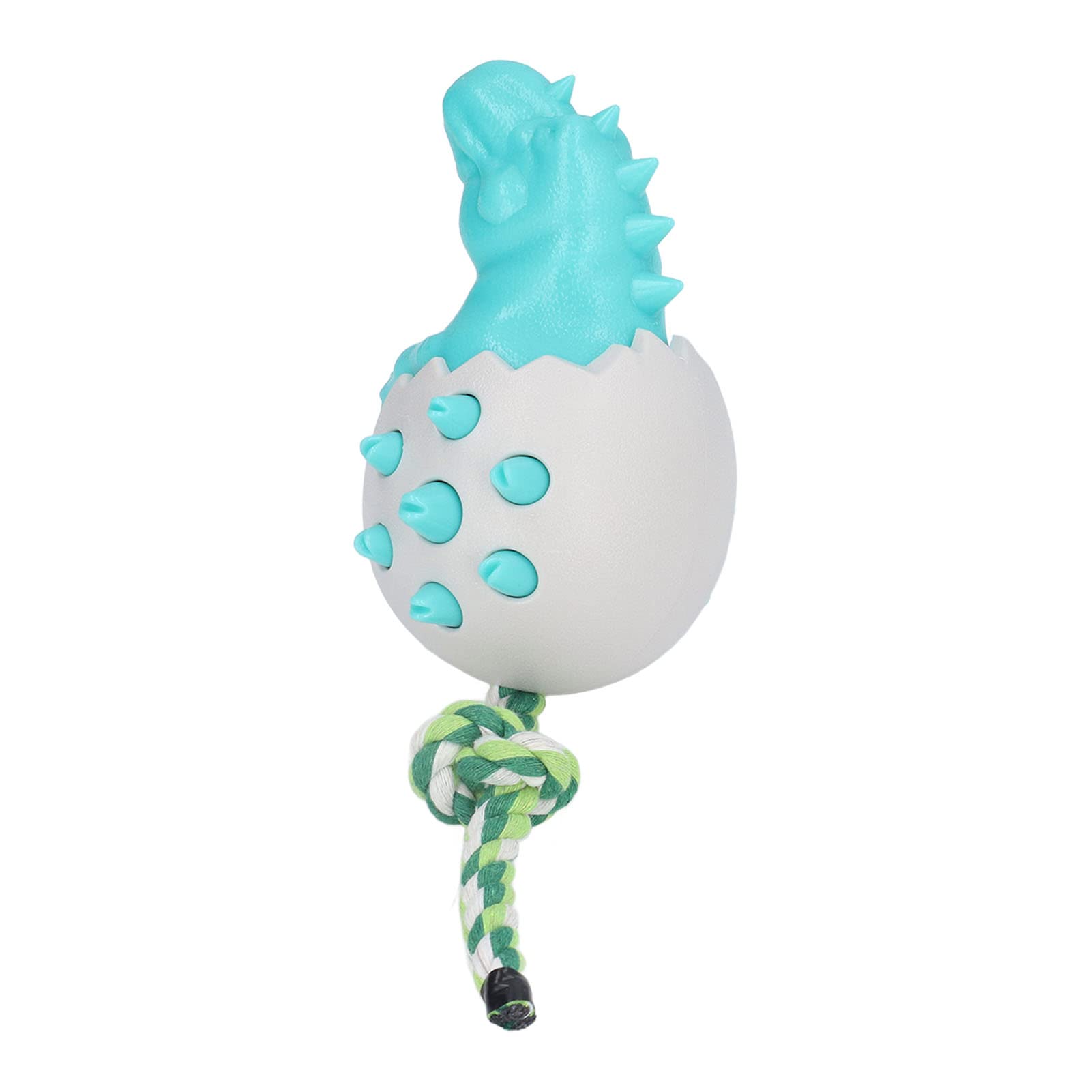 Dinosaur Egg Dog Chew Toys - Durable Bite-Resistant Cotton Rope Chew Toy for Dogs (Lake Blue) - Perfect for Aggressive Chewers & Interactive Playtime