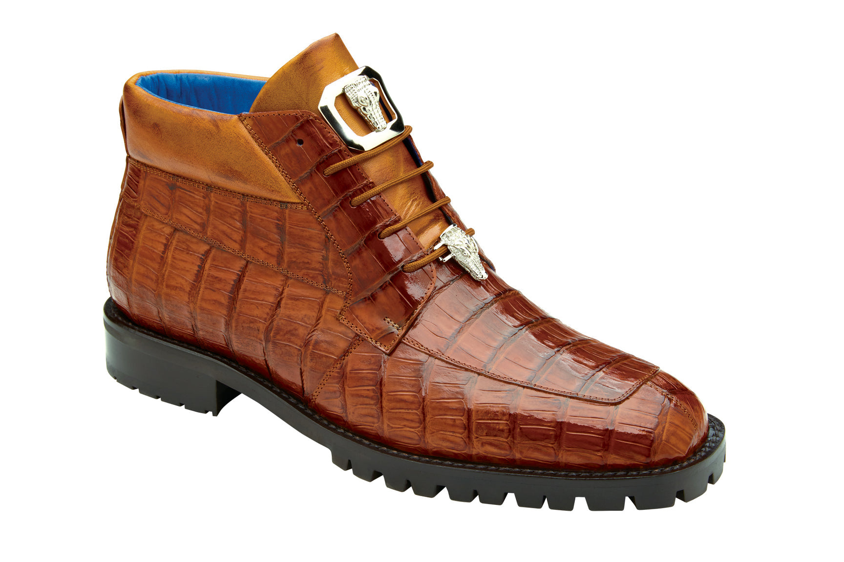 Belvedere Gallardo Genuine Caiman Crocodile Leather Dress Shoes for Men - Premium Formal Business & Wedding Oxfords - Comfortable Antique Sport Style U02