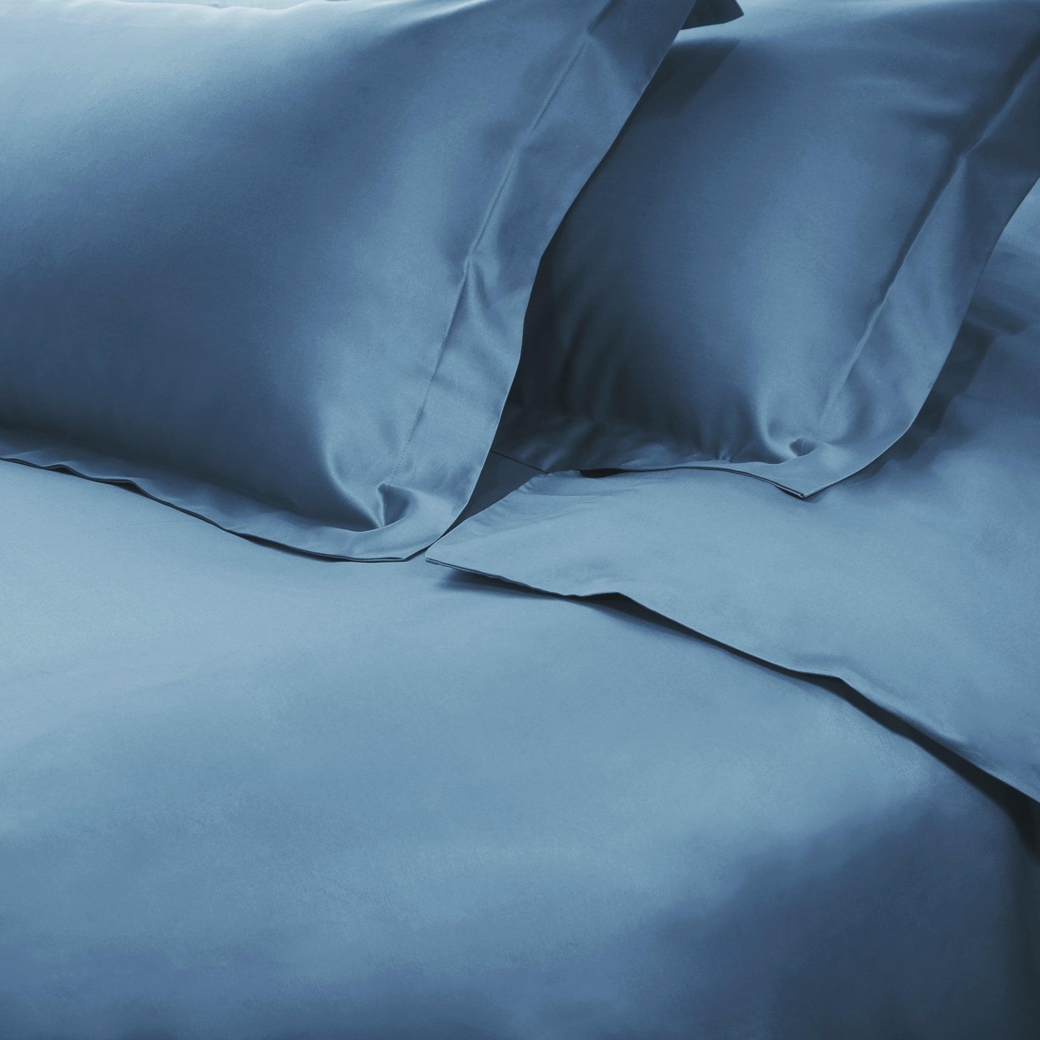 Luxury 650 Thread Count Egyptian Cotton Duvet Cover Set - King Size, Breathable & Hypoallergenic for Ultimate Comfort - Perfect for Master Bedroom, Guest Room & Hotel Use