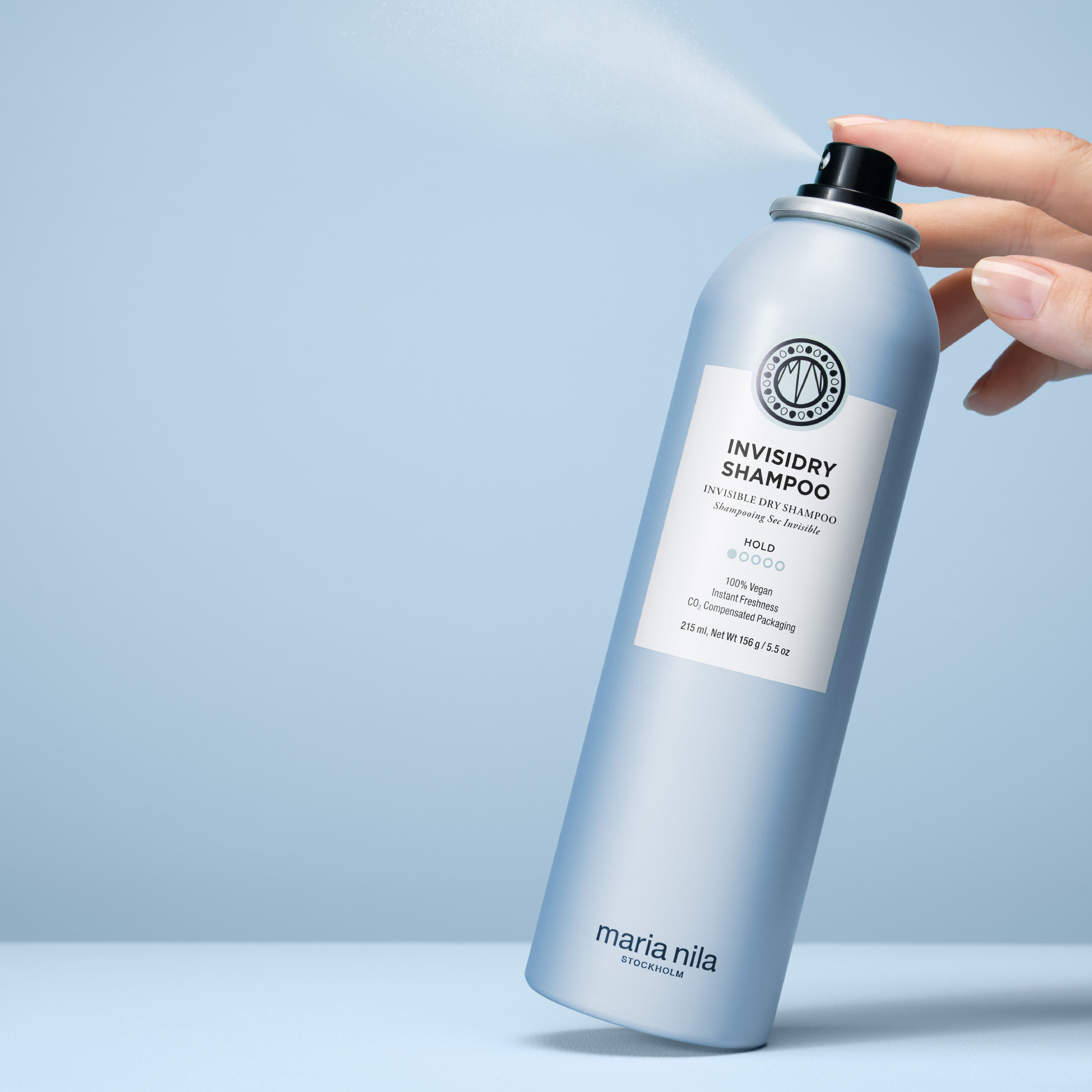 Invisidry Shampoo for Oily Hair - Volumizing Dry Shampoo Spray with Natural Ingredients - Perfect for Travel, Gym & Busy Mornings