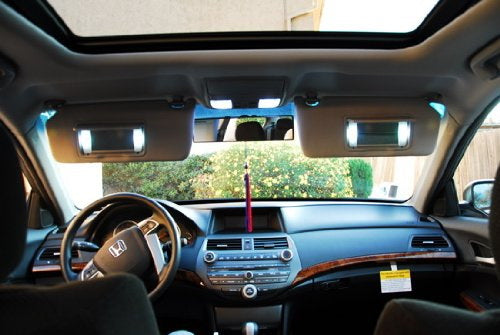 4-Pack White 29mm 3 SMD 6641 LED Bulbs for Car Vanity Mirror & Sun Visor Lights - Perfect for Interior Lighting, Night Driving, and Makeup Application