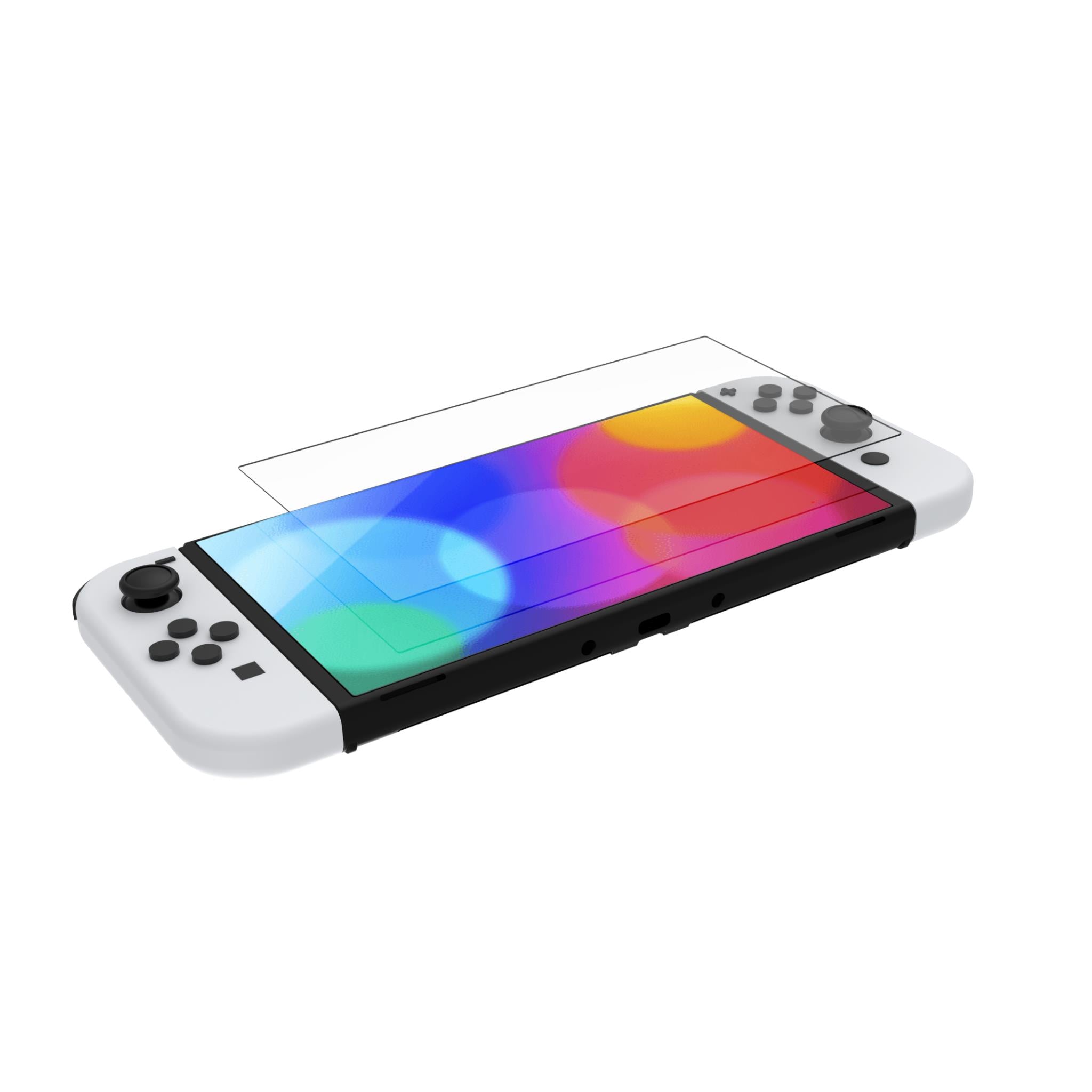 3rd Earth Premium 9H Tempered Glass Screen Protector for Nintendo Switch™ OLED - Anti-Scratch, Bubble-Free, HD Clear Protection for Gaming & Travel