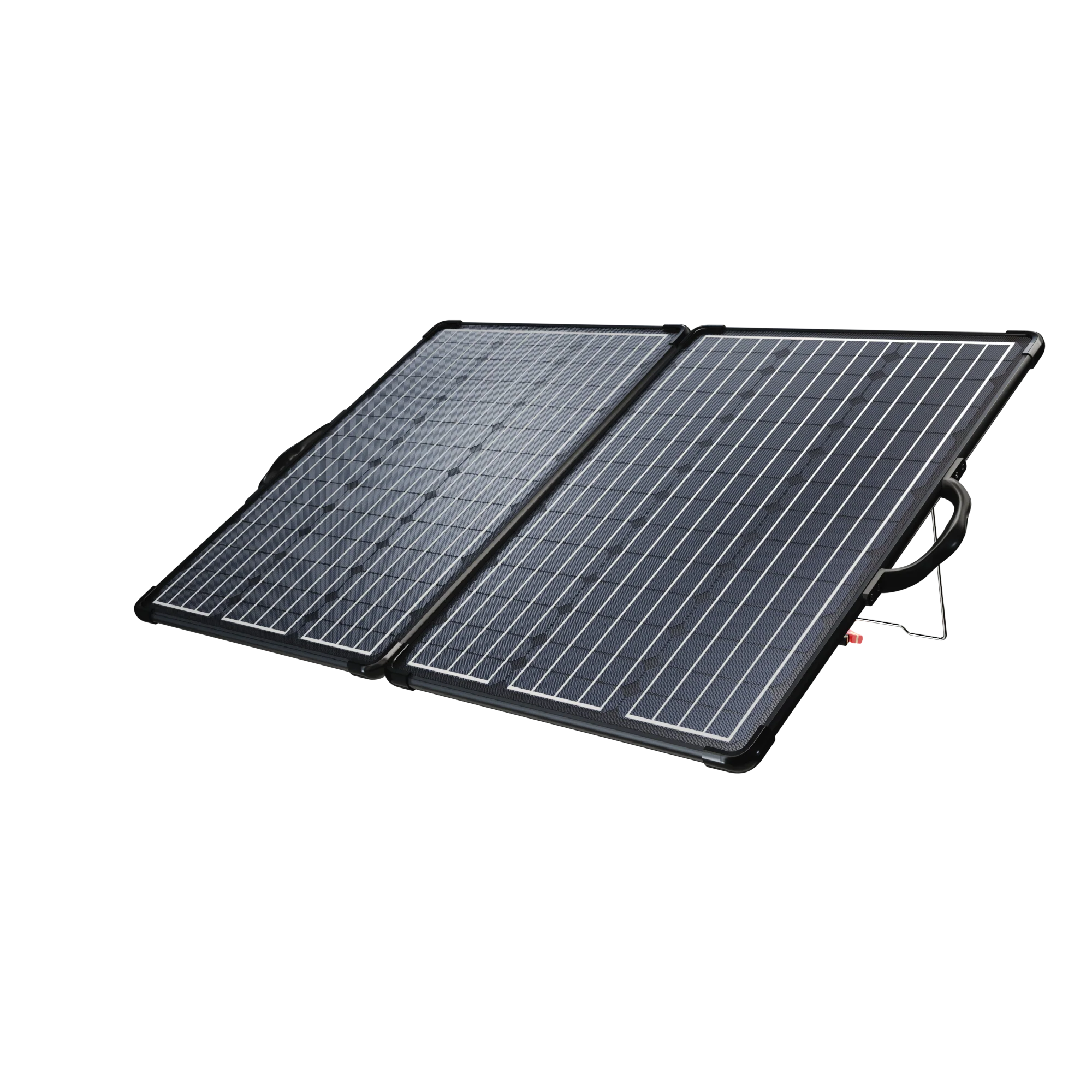 ACOPOWER 120W Portable Solar Panel Kit with 20A Charge Controller - Lightweight Foldable Briefcase Design for Camping, RV, and Emergency Power Supply