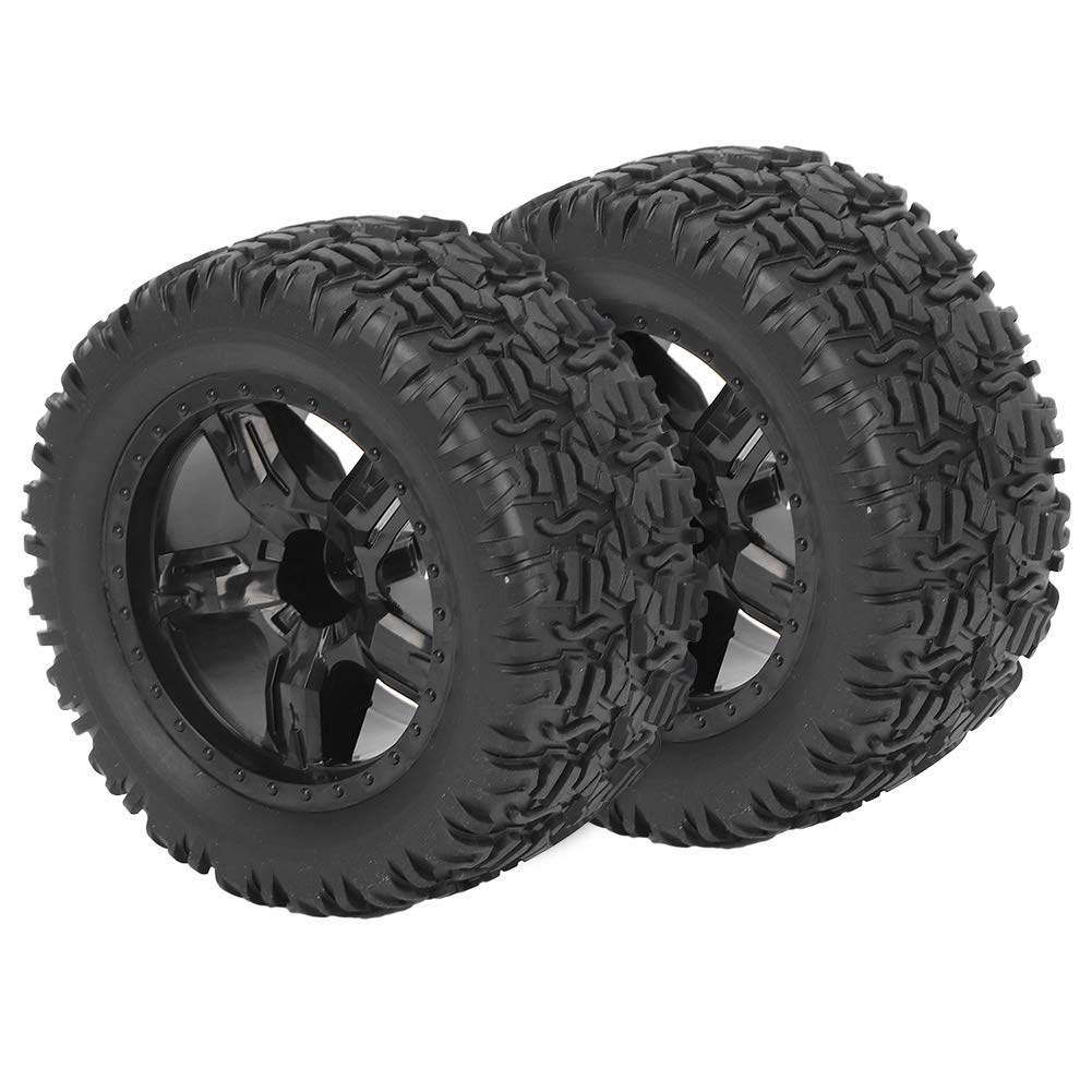 High-Quality Unique RC Car Tires - Durable Plastic Remote Control Car Accessories for RC Trucks & Vehicles (Black) | Perfect for Off-Road Racing & RC Car Upgrades