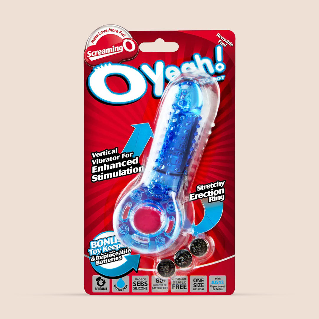 Screaming O Oyeah Vibrating Cock Ring - Powerful Couples Sex Toy for Enhanced Pleasure & Intimacy | Perfect for Foreplay, Spicing Up Relationships & Sensual Massage