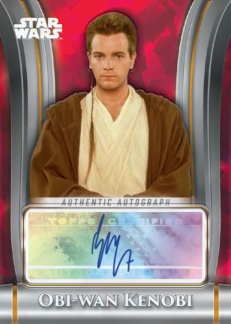 Topps Star Wars Chrome Sapphire Edition 2024 Hobby Box - Limited Edition Collectible Trading Cards for Fans & Investors - Perfect for Display, Trading, and Gifting