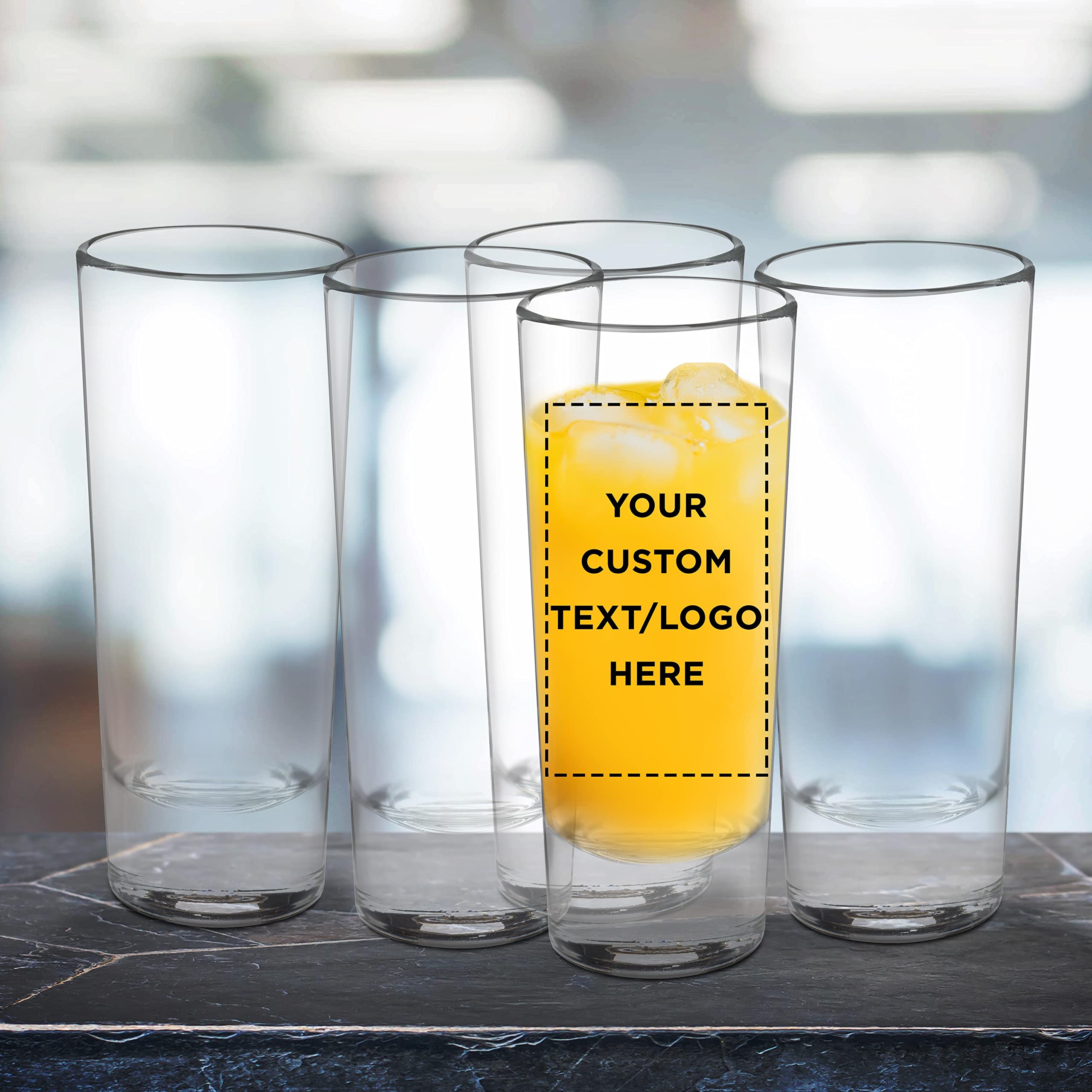 100-Pack Personalized 2 oz Cordial Shot Glasses - Custom Bulk Shooter Glasses for Birthday Parties, Weddings, Bars & Events - Clear Glass for Cocktails, Liquor & Mixed Drinks - Perfect for Home Entertaining & Commercial Use