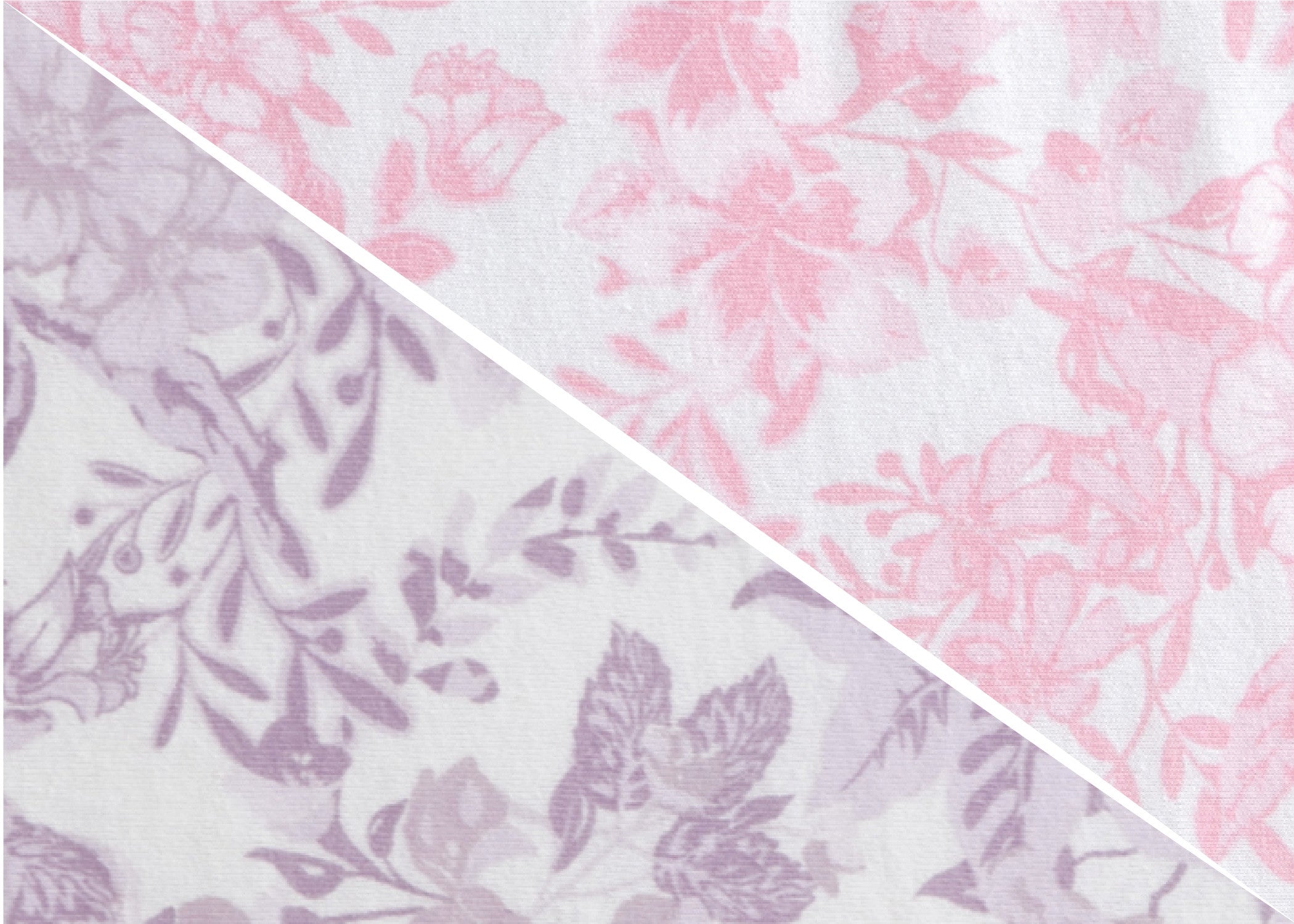 Pastel Floral Fitted Crib Sheets 2 Pack - Soft Baby Crib Bedding Set for Nursery, Girls & Boys Room Decor - Perfect for Newborns, Toddlers & Daycare Use