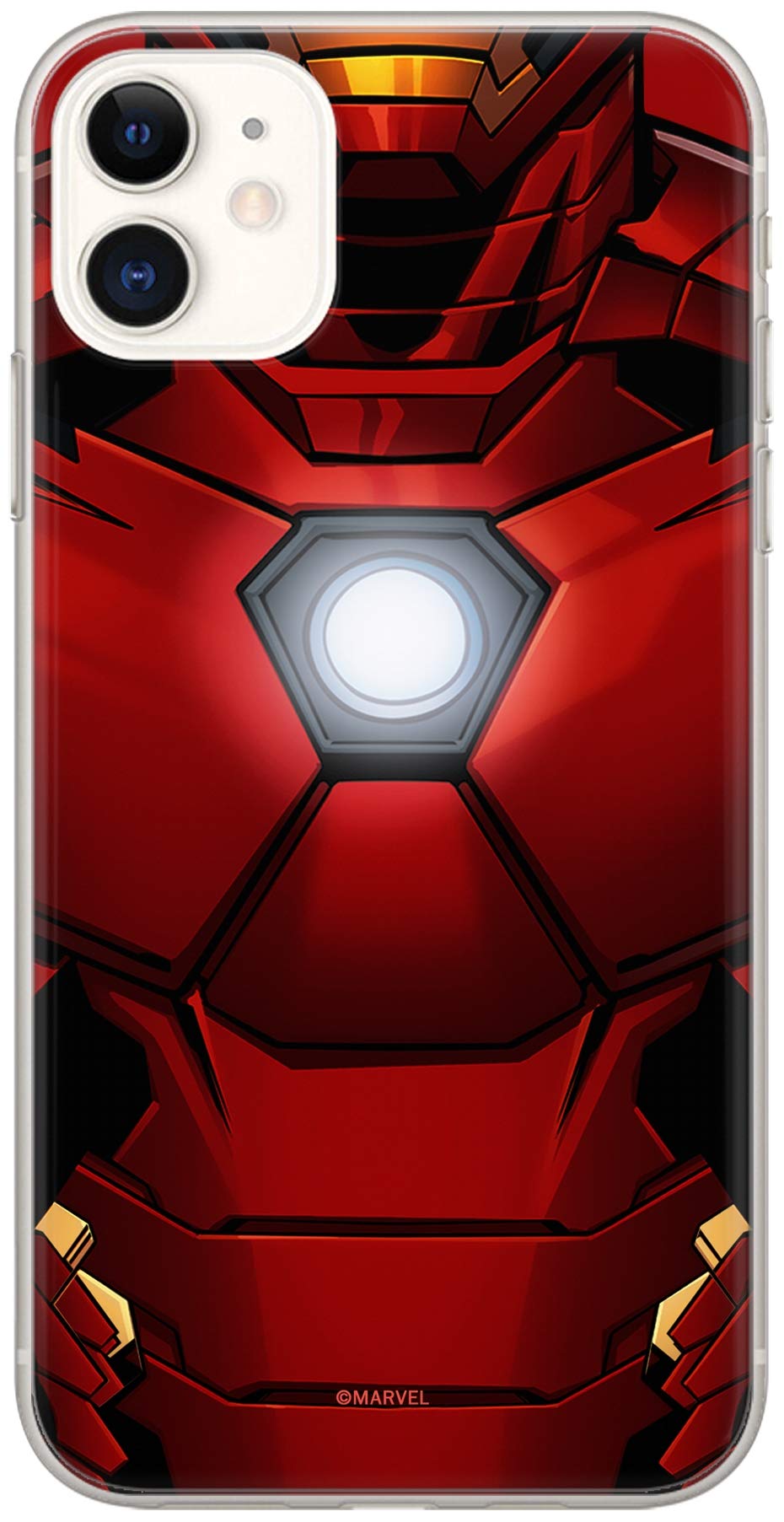 Original Marvel Iron Man iPhone 11 Case - Shockproof Protective Phone Cover for iPhone 11 - Perfect for Marvel Fans, Daily Use & Gift Giving