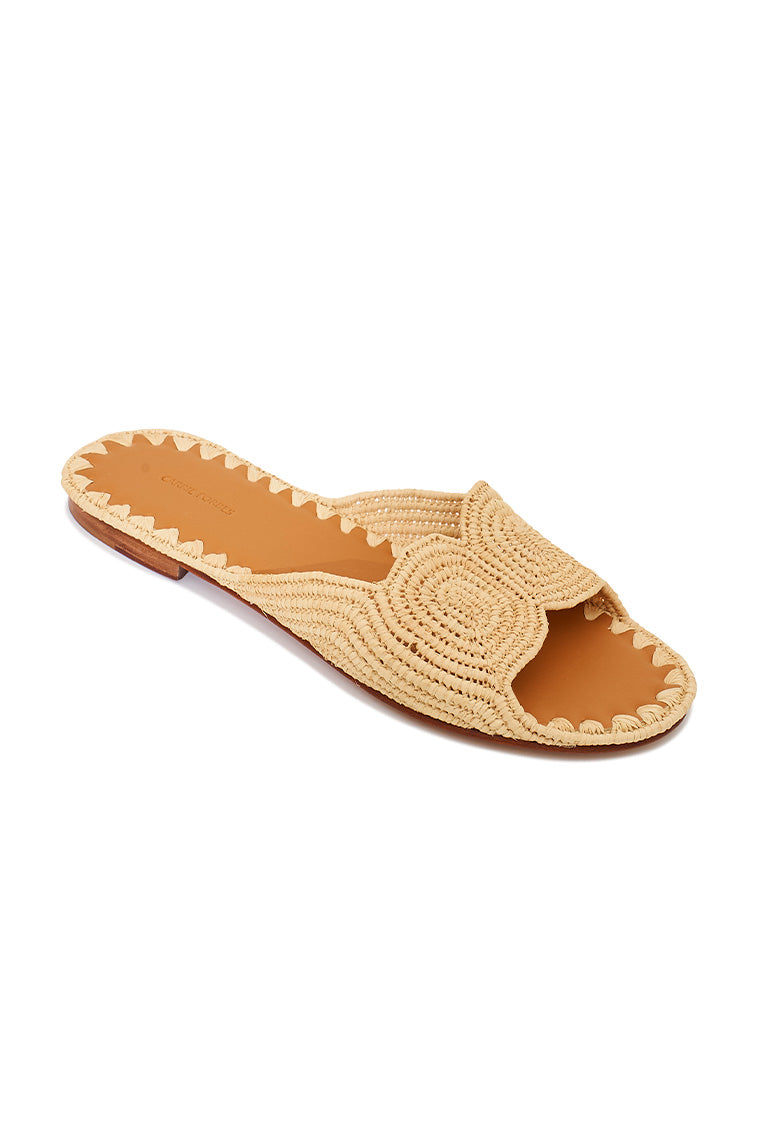 Carrie Forbes Naima Sandals - Women's Comfortable Leather Slide Sandals for Summer | Perfect for Beach, Vacation & Casual Outfits