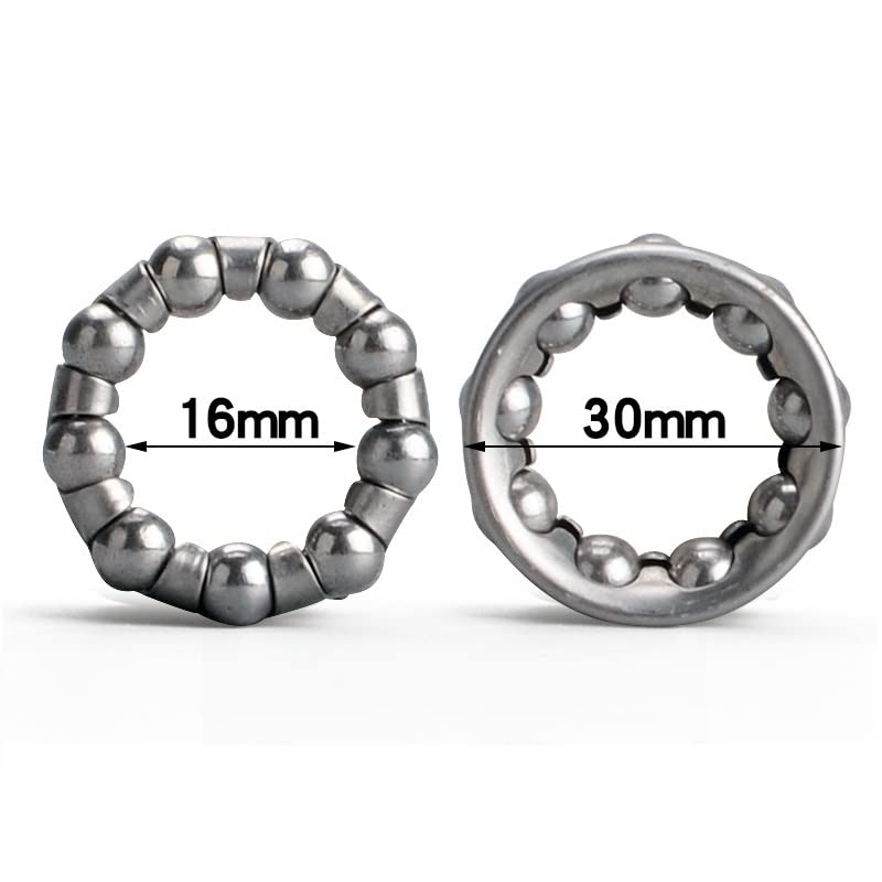 2PCS Bike Headset Caged Ball Bearing Races - Front & Rear Fork Bearing Set for Bicycle Maintenance & Repair - Perfect for Mountain, Road & BMX Bikes - Cycling Accessories Replacement Parts