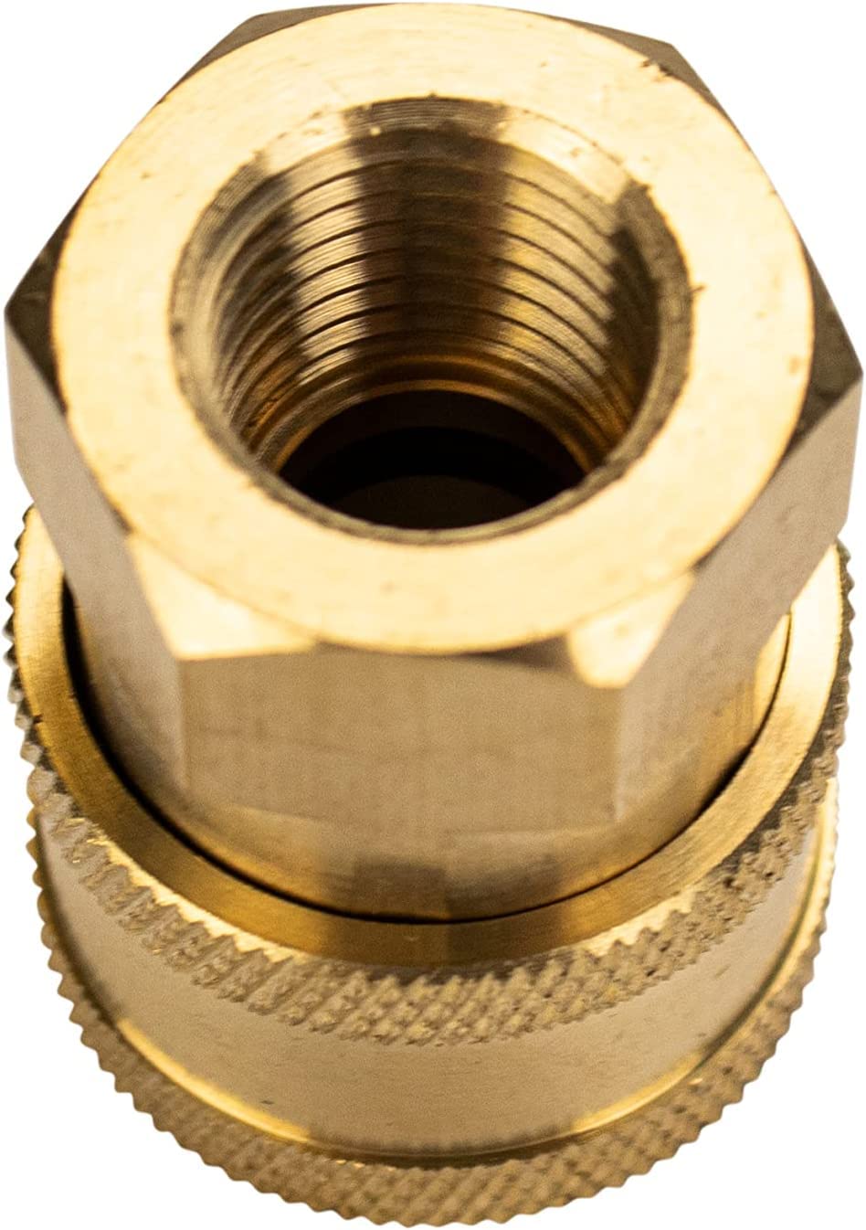Simpson QC Socket for Pressure Washer Wands - 4500 PSI Brass Connector for Cleaning & Maintenance
