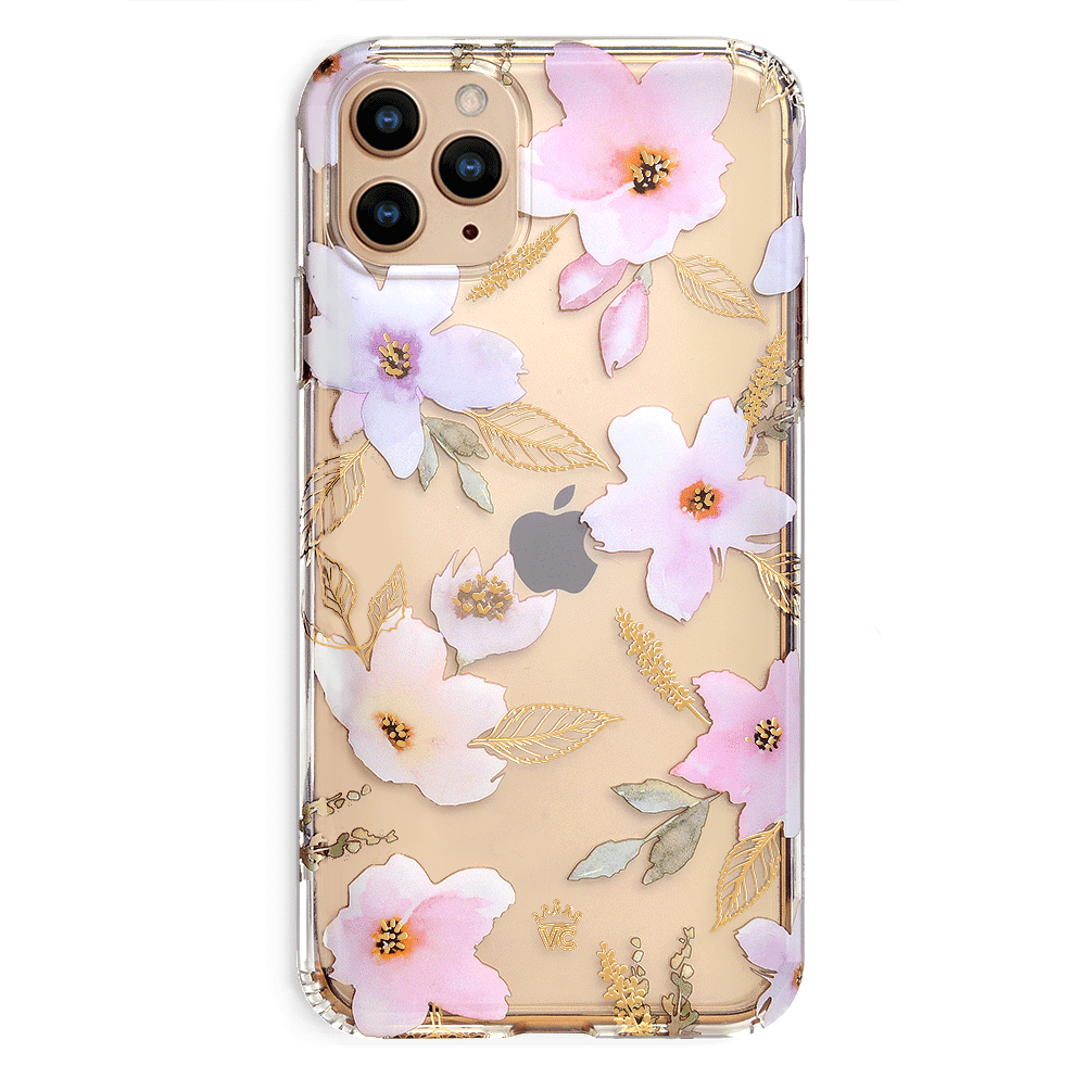Magnolia Floral iPhone Case - Elegant Flower Design Protective Cover for iPhone 12/13/14/15 Pro Max - Perfect for Spring Outfits & Nature Lovers