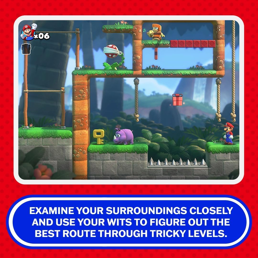 Mario vs Donkey Kong - Nintendo Switch Game (UK PAL Version) - Fun Adventure Game for Family Game Night & Party Entertainment