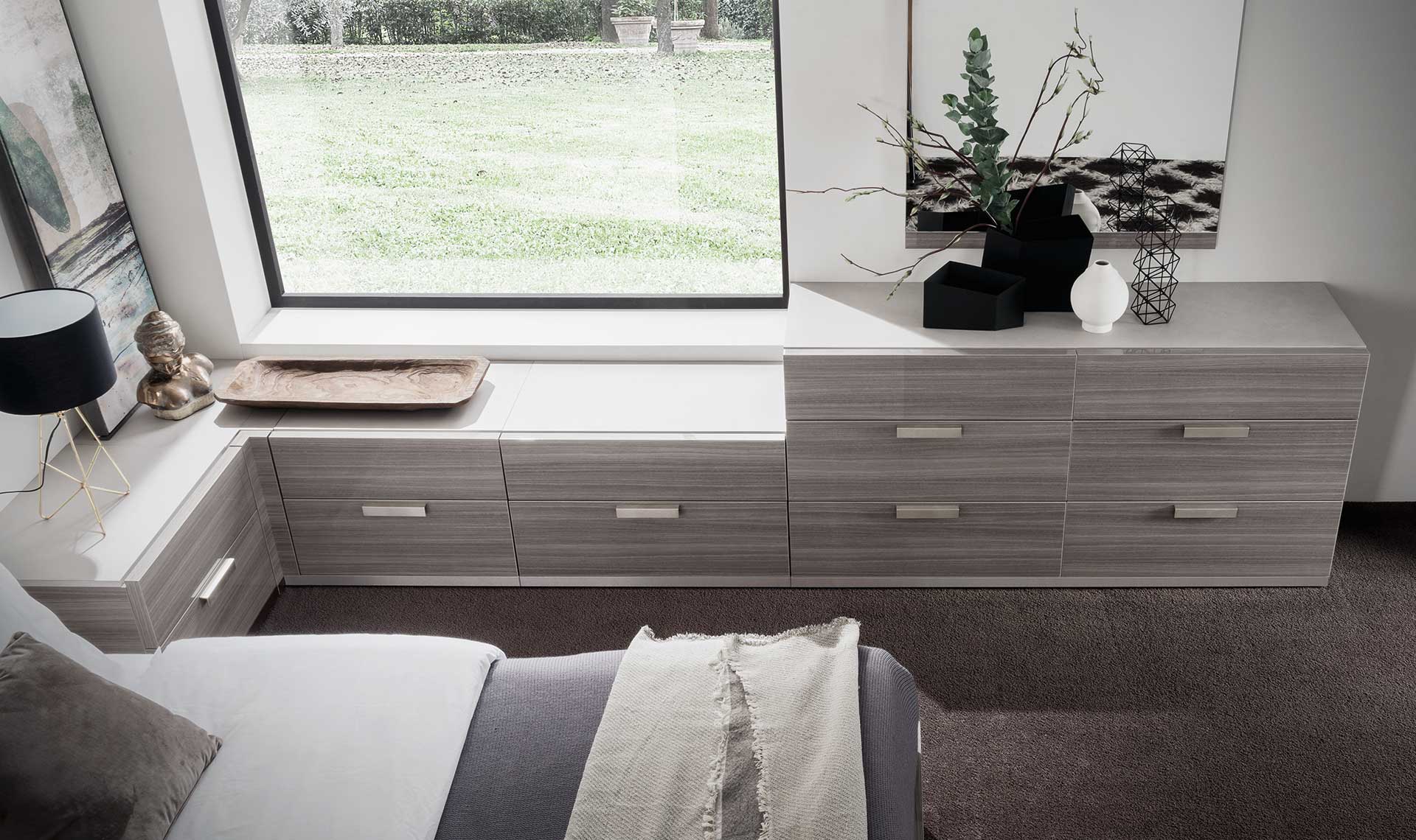 ALF IRIS BEDROOM COLLECTION - Complete Bedroom Furniture Set with Bed Frame, Nightstand & Dresser | Modern Home Decor for Master Bedroom & Guest Room