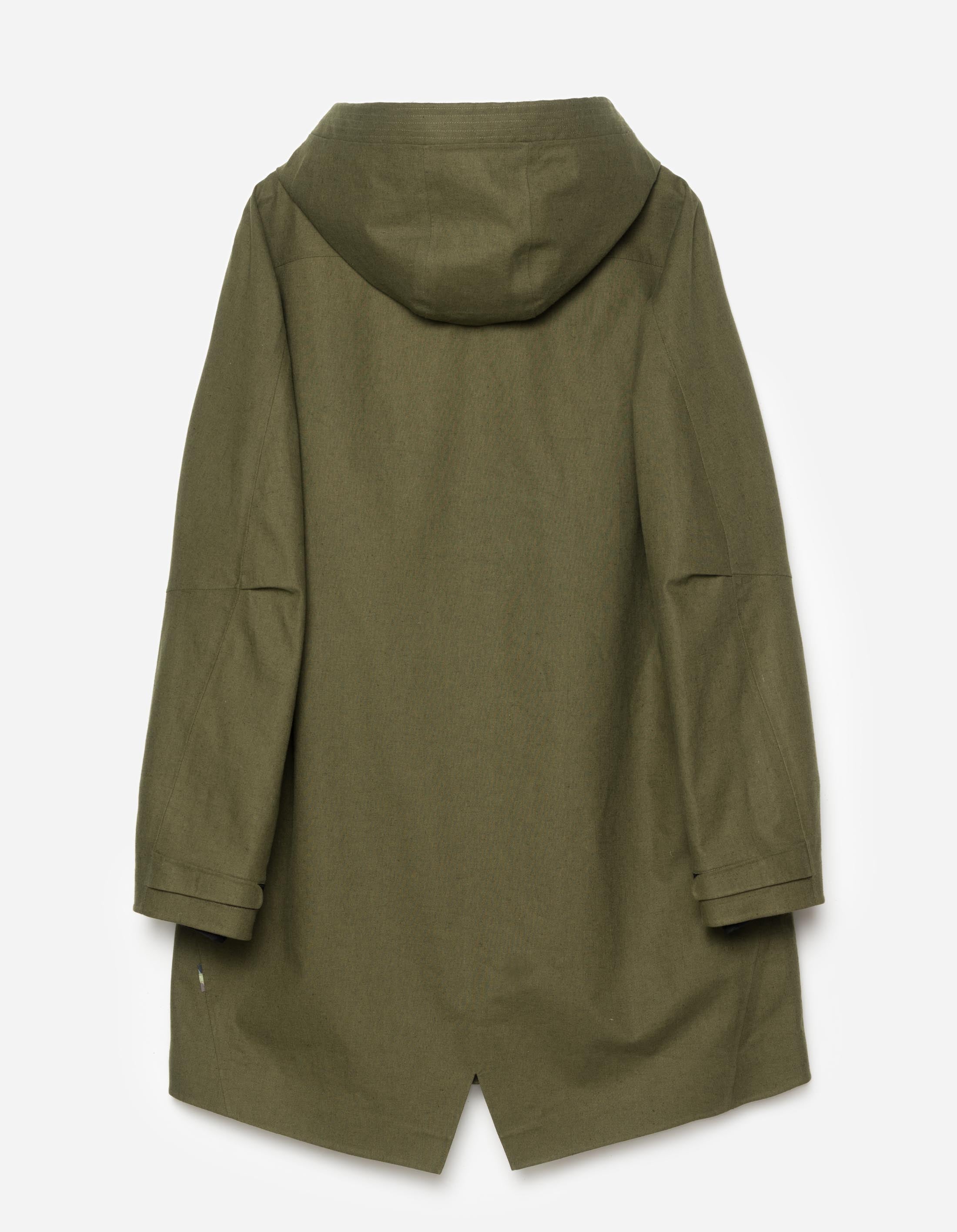 1450 Asym Mid Parka Olive - Waterproof Winter Coat for Men & Women - Perfect for Outdoor Activities, Hiking, and Cold Weather Adventures