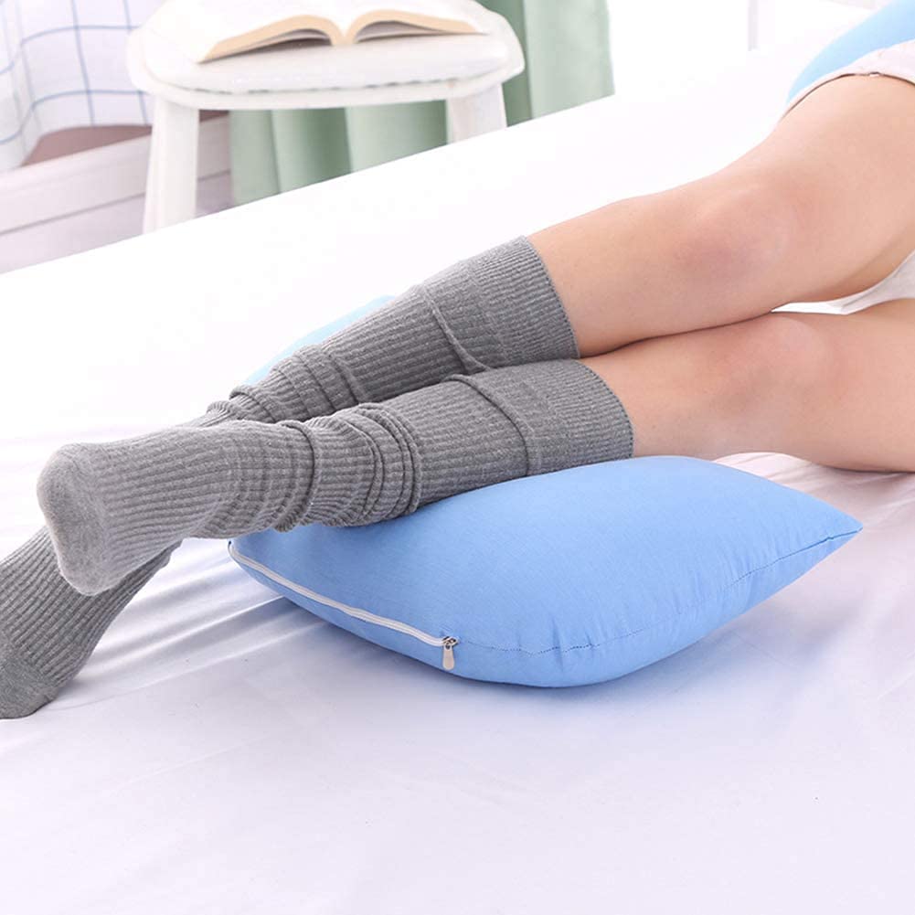 Best Pregnancy Pillow for Sleeping - Full Body Maternity Support for Back, Hips, Legs & Belly - Detachable & Washable Cotton Cover - Ideal for Side Sleepers & Comfort During Pregnancy