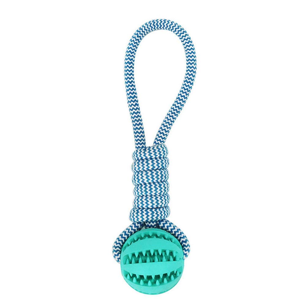 Durable Dog Chew Rope Toy for Teeth Cleaning - Safe Tug Toy for Small, Medium & Large Dogs - Puppy Teething Relief (Blue) | Perfect for Playtime, Training & Dental Health