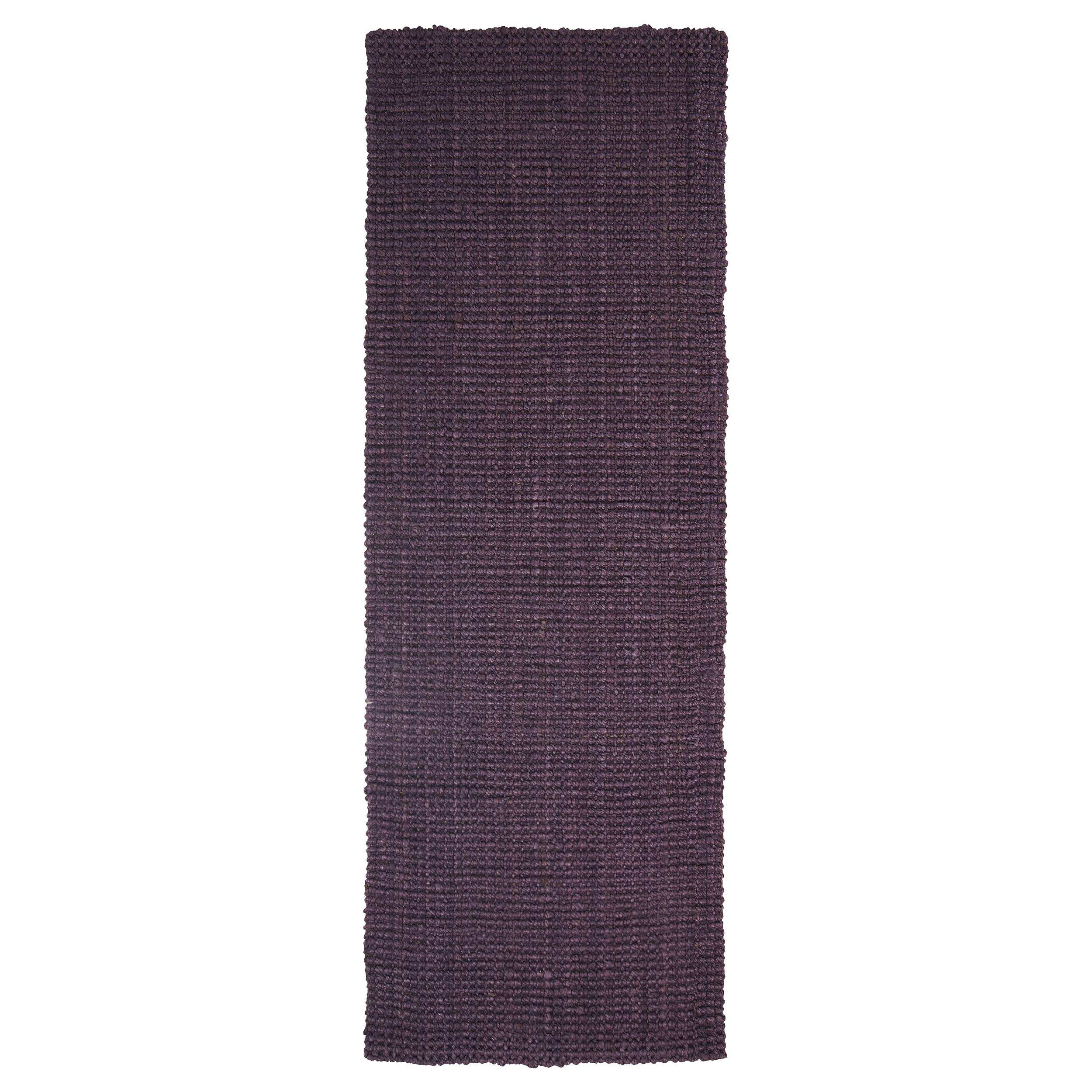 Premium Braided Jute Area Rug - Soft Reversible Indoor Floor Mat for Living Room, Bedroom, Entryway, Dining & Office | Modern Home Decor | Kula Collection Purple 2'6