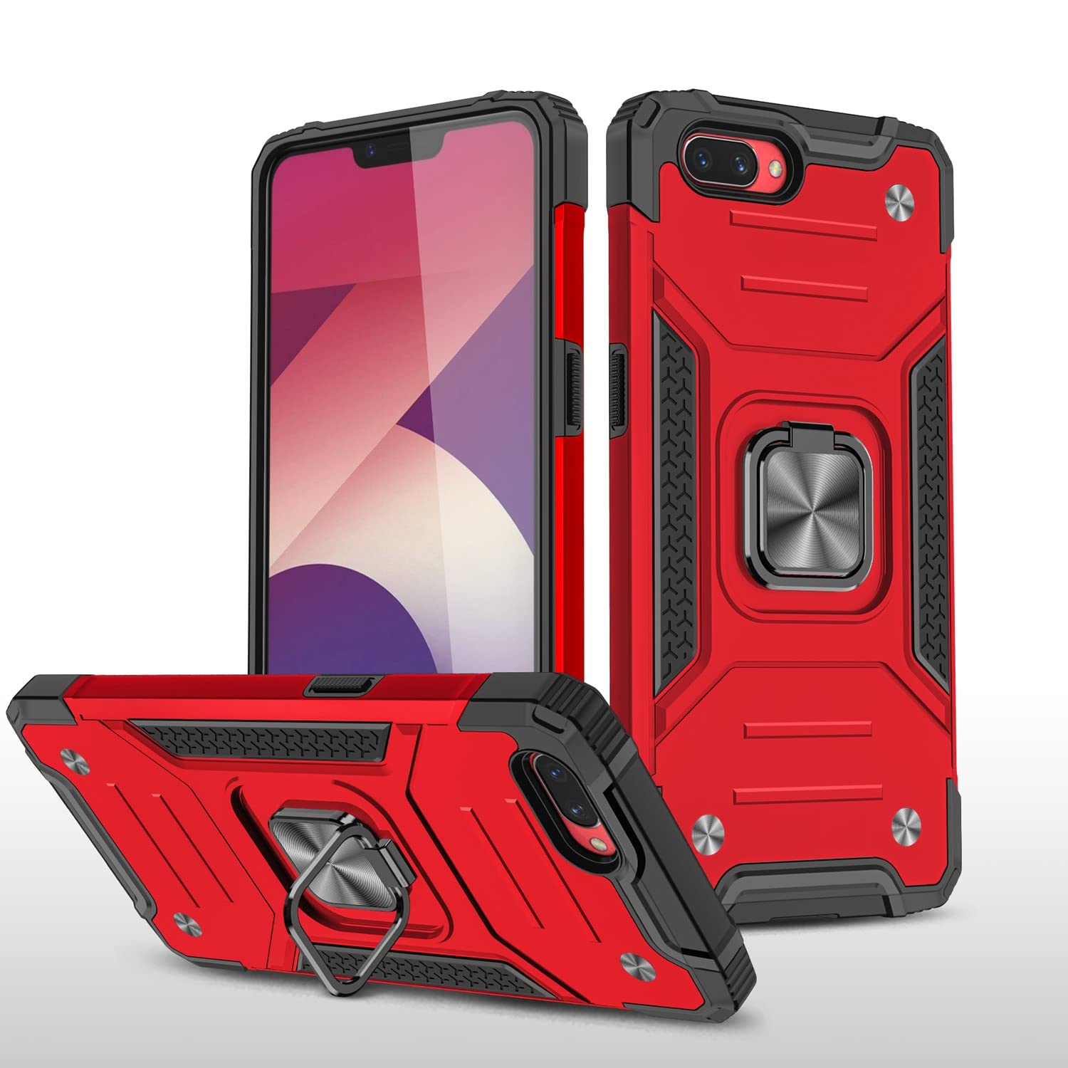 ZUKKY Military Grade Shockproof Case for Oppo A3s 6.2