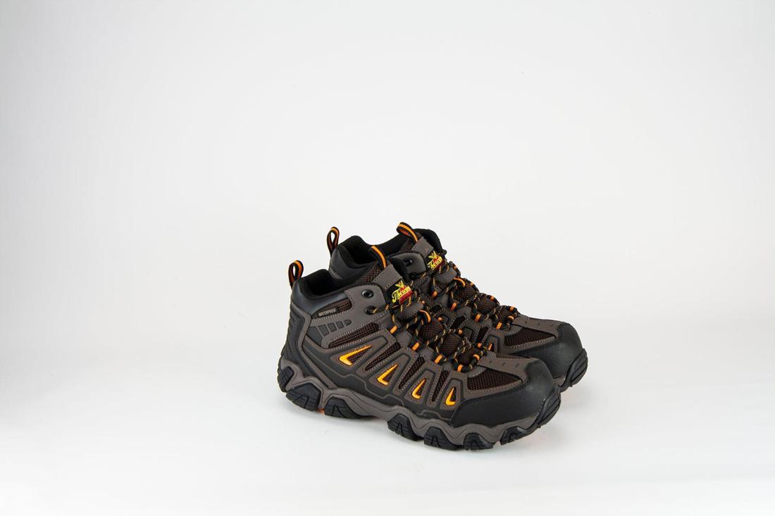 Crosstrex Series Mid Cut Composite Toe Hiker Boot - Waterproof Work Boots for Men & Women | Lightweight & Durable for Hiking, Construction & Outdoor Work