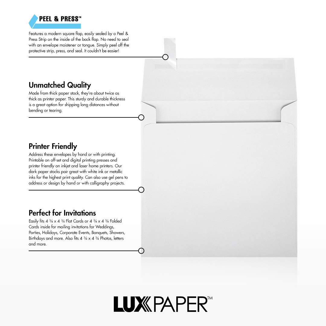 Premium LUXPaper Square Invitation Envelopes 5
