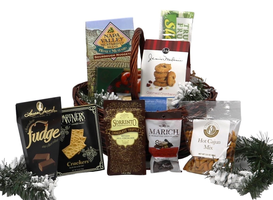 Christmas Gift Basket - Holiday Gift Box for Festive Celebrations